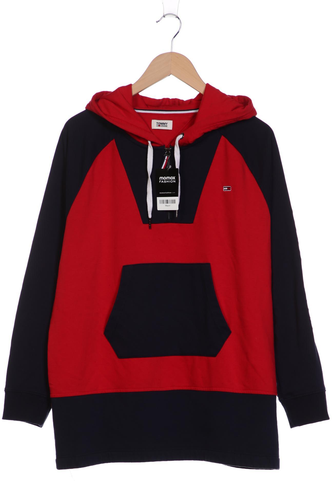 

Tommy Jeans Damen Kapuzenpullover, rot, Gr. 46