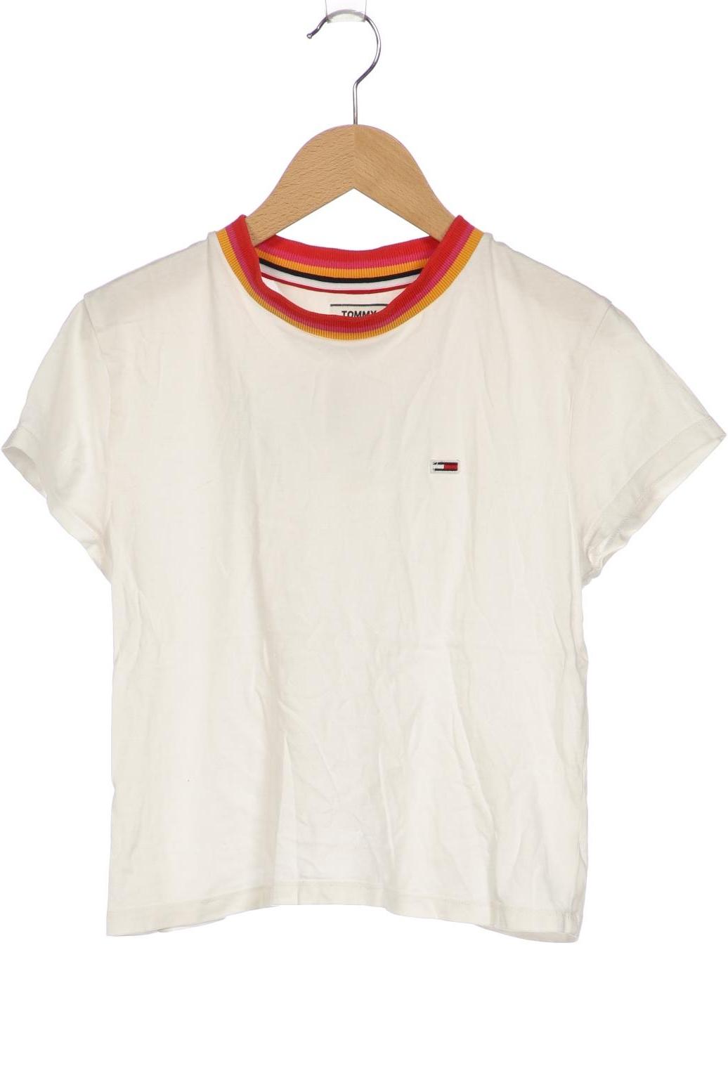 

Tommy Jeans Damen T-Shirt, cremeweiß, Gr. 36