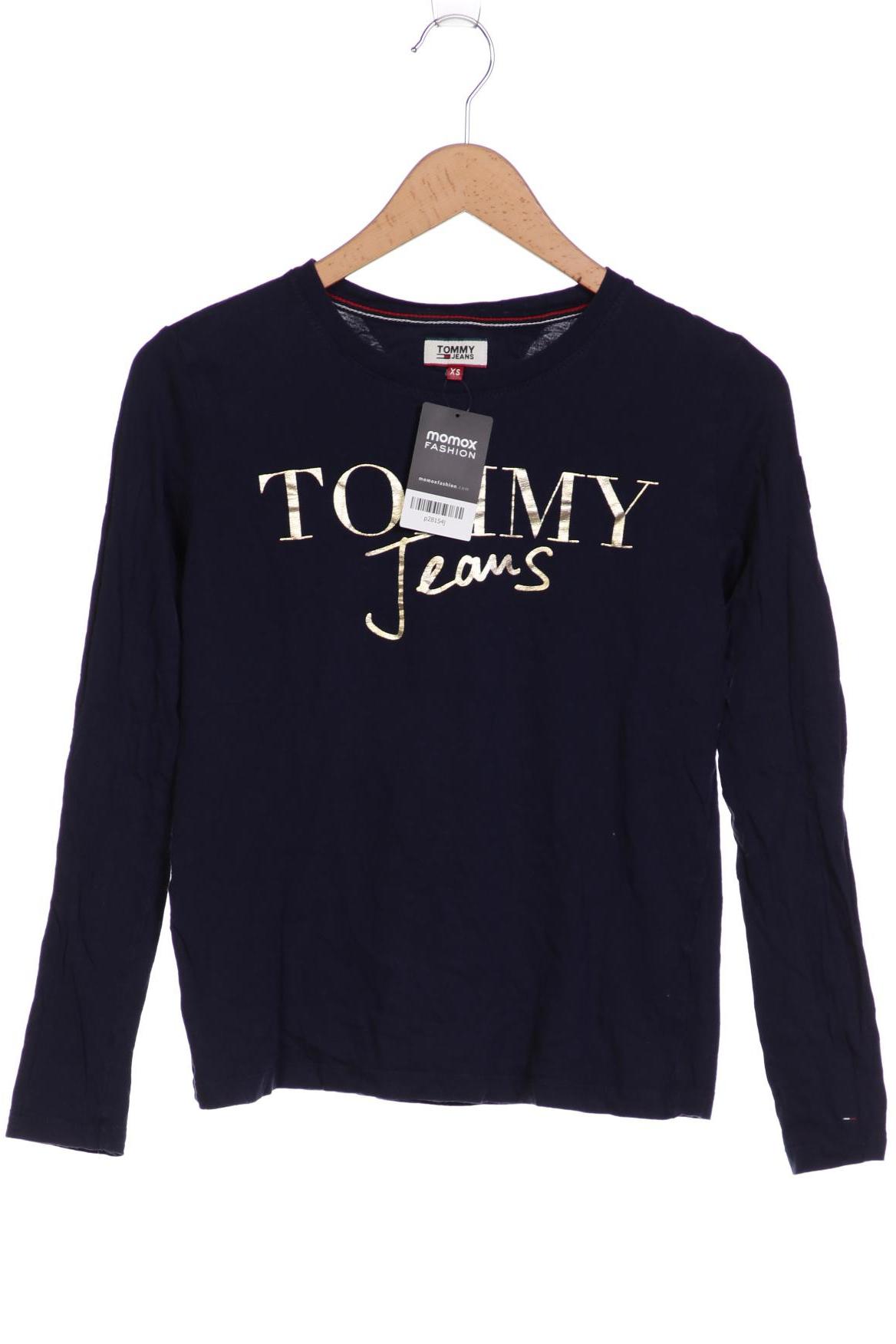 

Tommy Jeans Damen Langarmshirt, marineblau