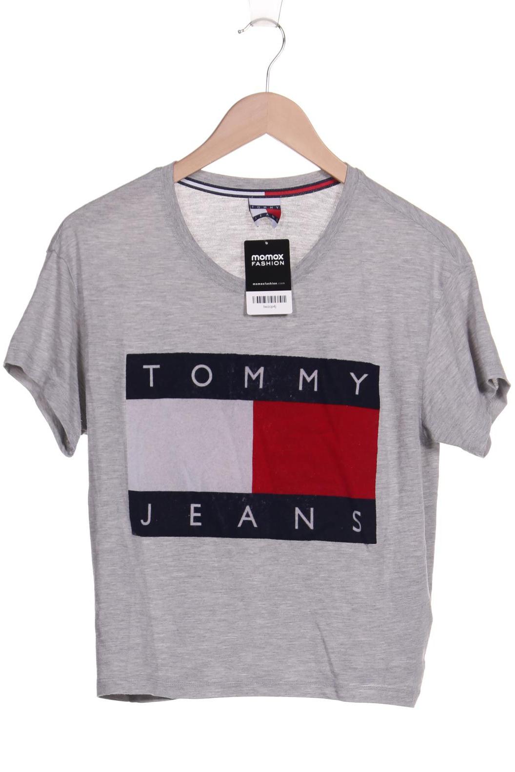 

Tommy Jeans Damen T-Shirt, grau, Gr. 36