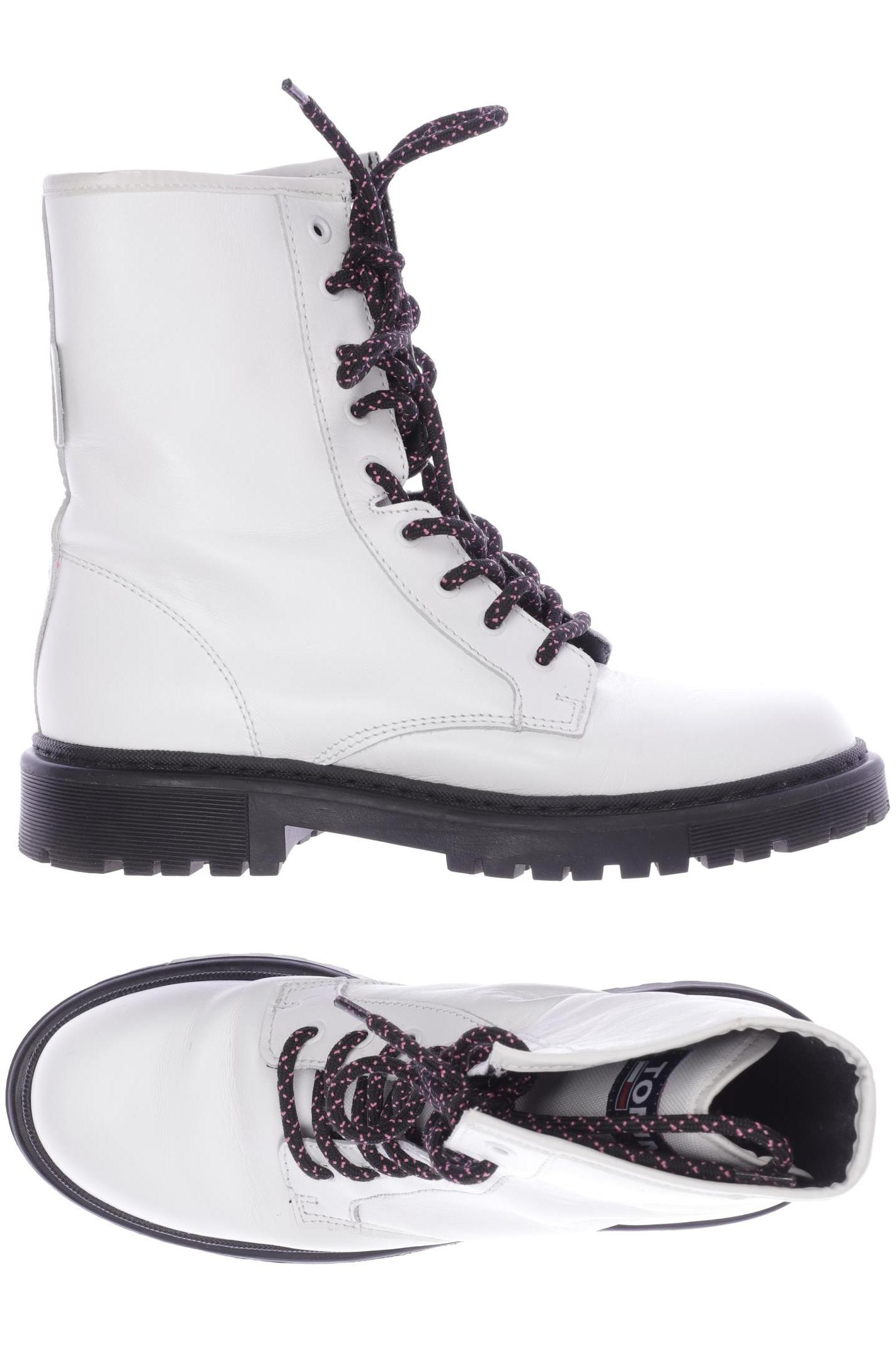 

Tommy Jeans Damen Stiefelette, weiß, Gr. 39