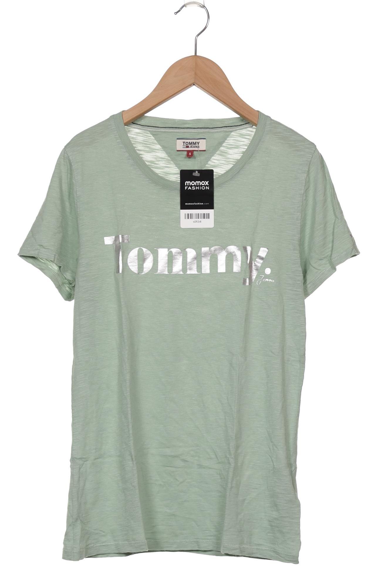 

Tommy Jeans Damen T-Shirt, grün, Gr. 36