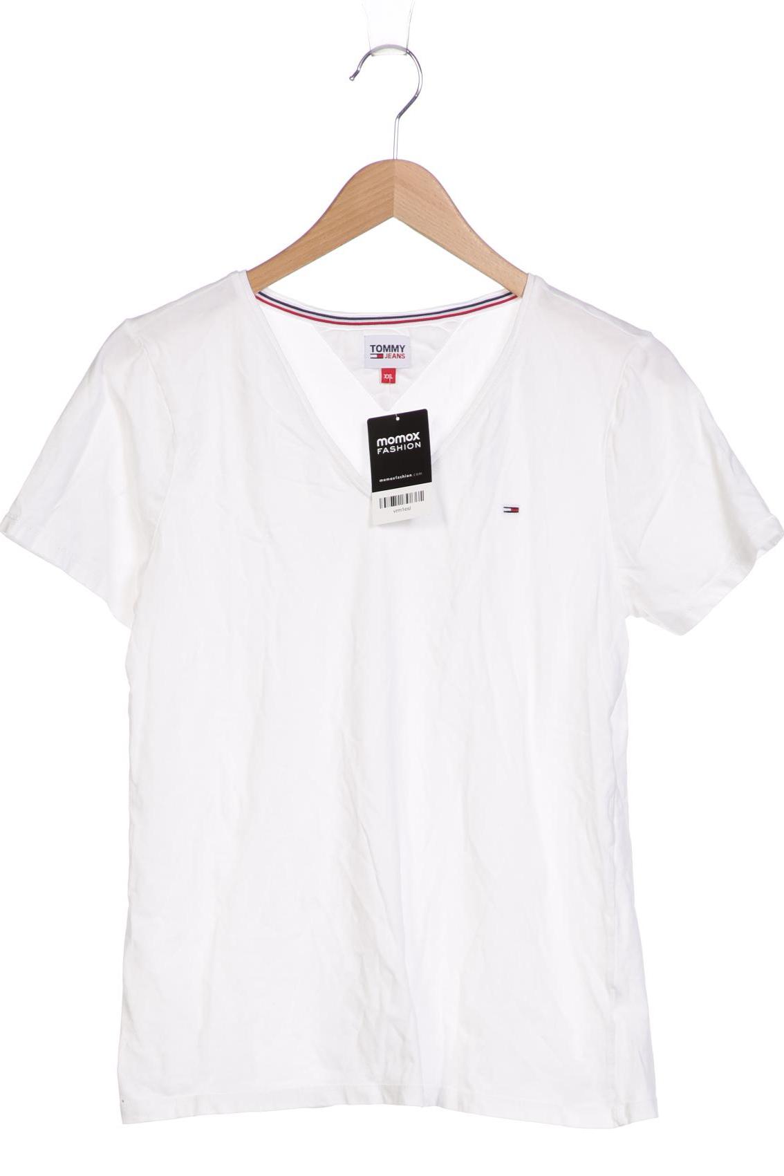 

Tommy Jeans Damen T-Shirt, weiß, Gr. 46