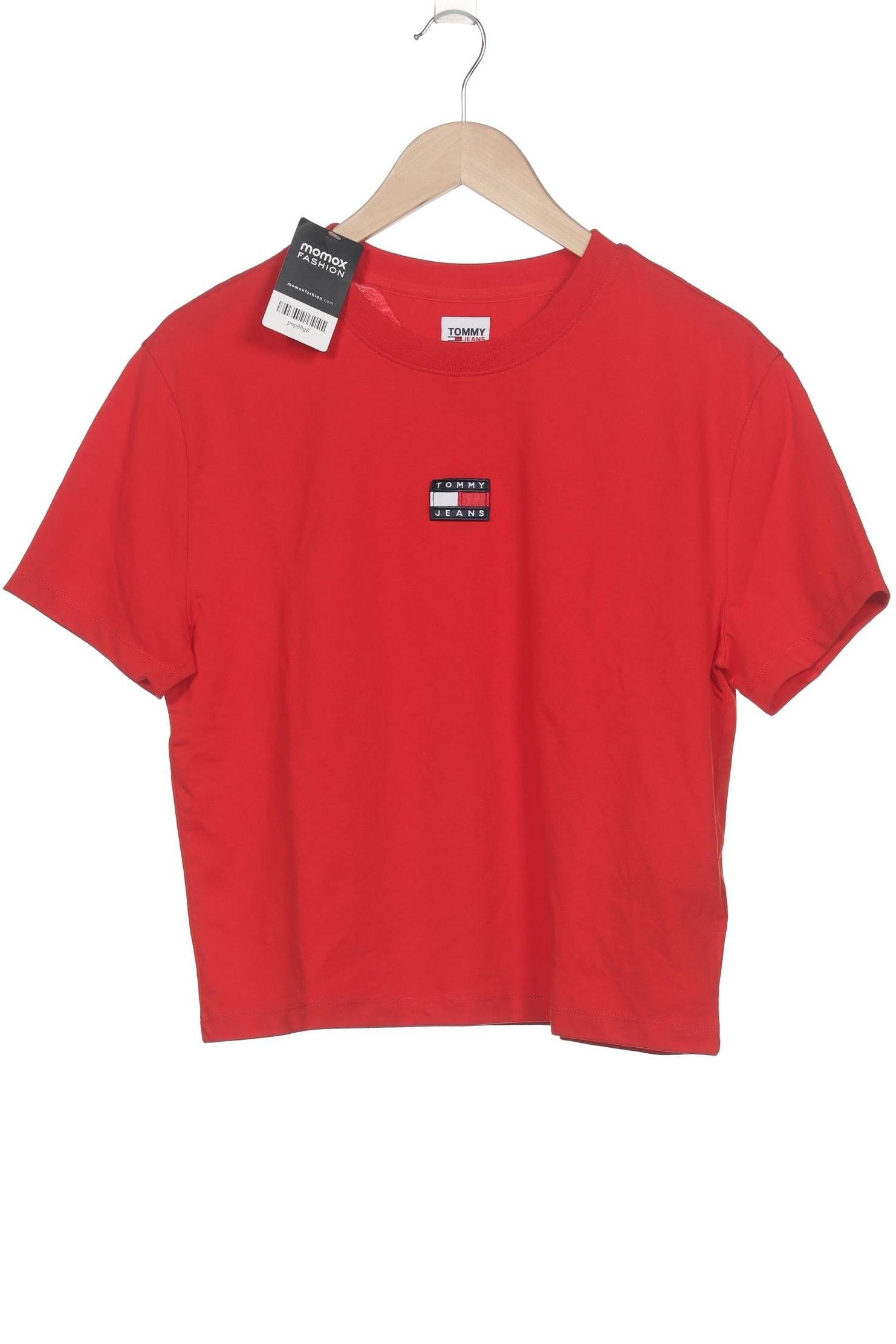 

Tommy Jeans Damen T-Shirt, rot, Gr. 38