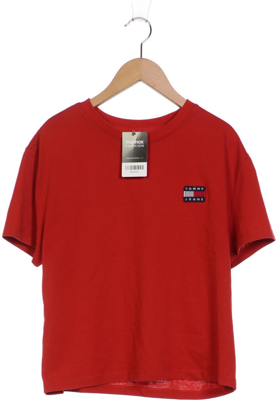 

Tommy Jeans Damen T-Shirt, rot, Gr. 38