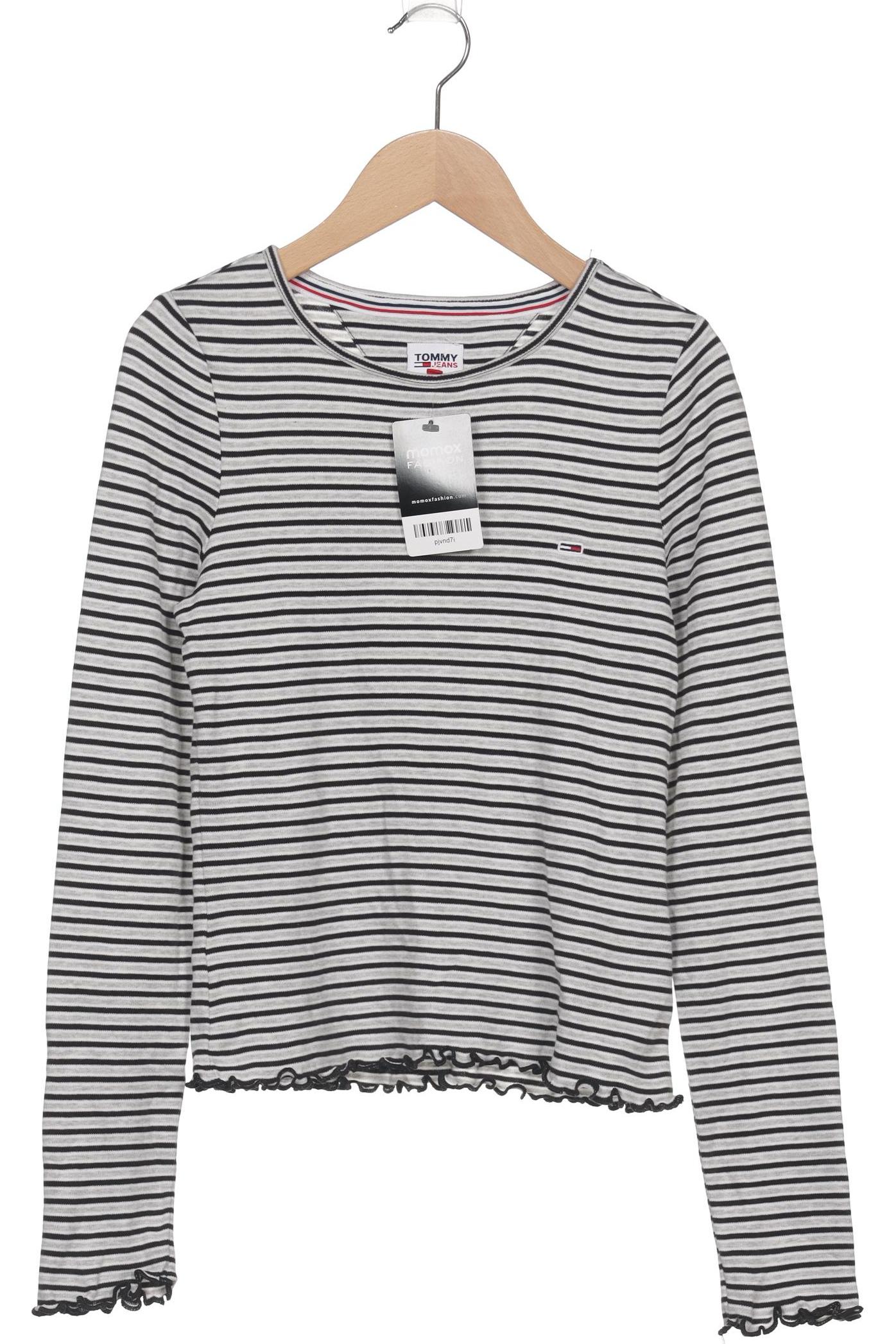 

Tommy Jeans Damen Langarmshirt, grau, Gr. 34
