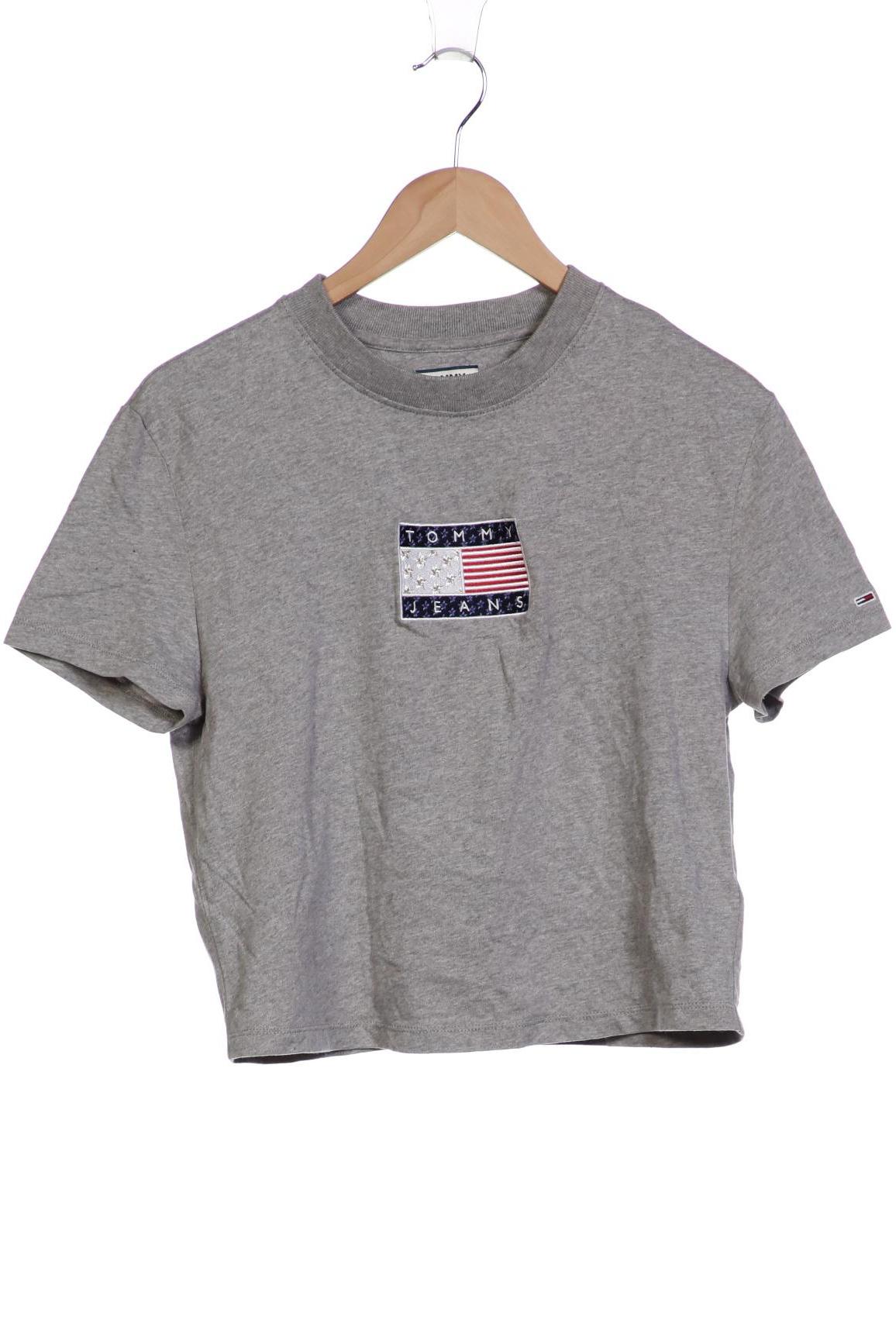 

Tommy Jeans Damen T-Shirt, grau, Gr. 36