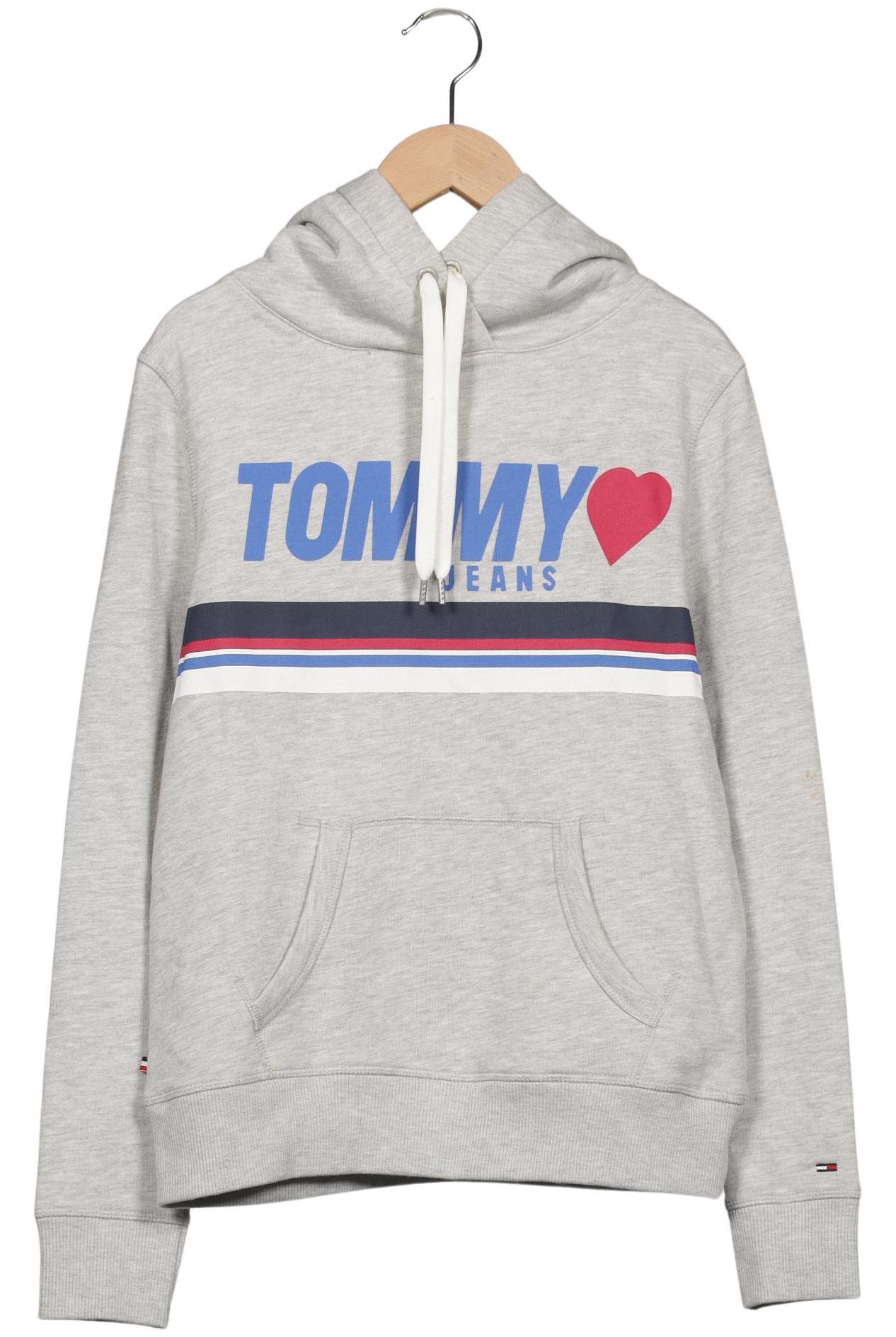 

Tommy Jeans Damen Kapuzenpullover, grau, Gr. 34