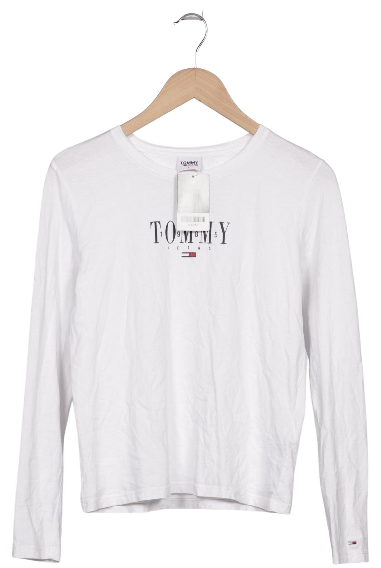 

Tommy Jeans Damen Langarmshirt, weiß, Gr. 36
