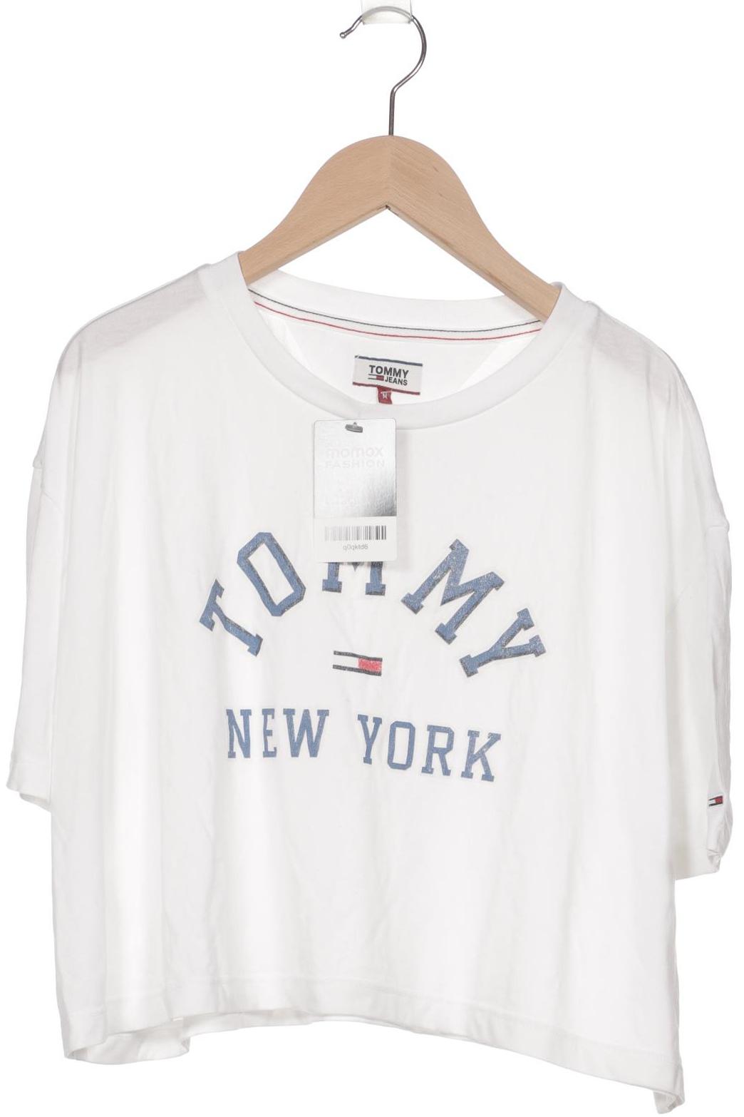 

Tommy Jeans Damen T-Shirt, weiß, Gr. 38