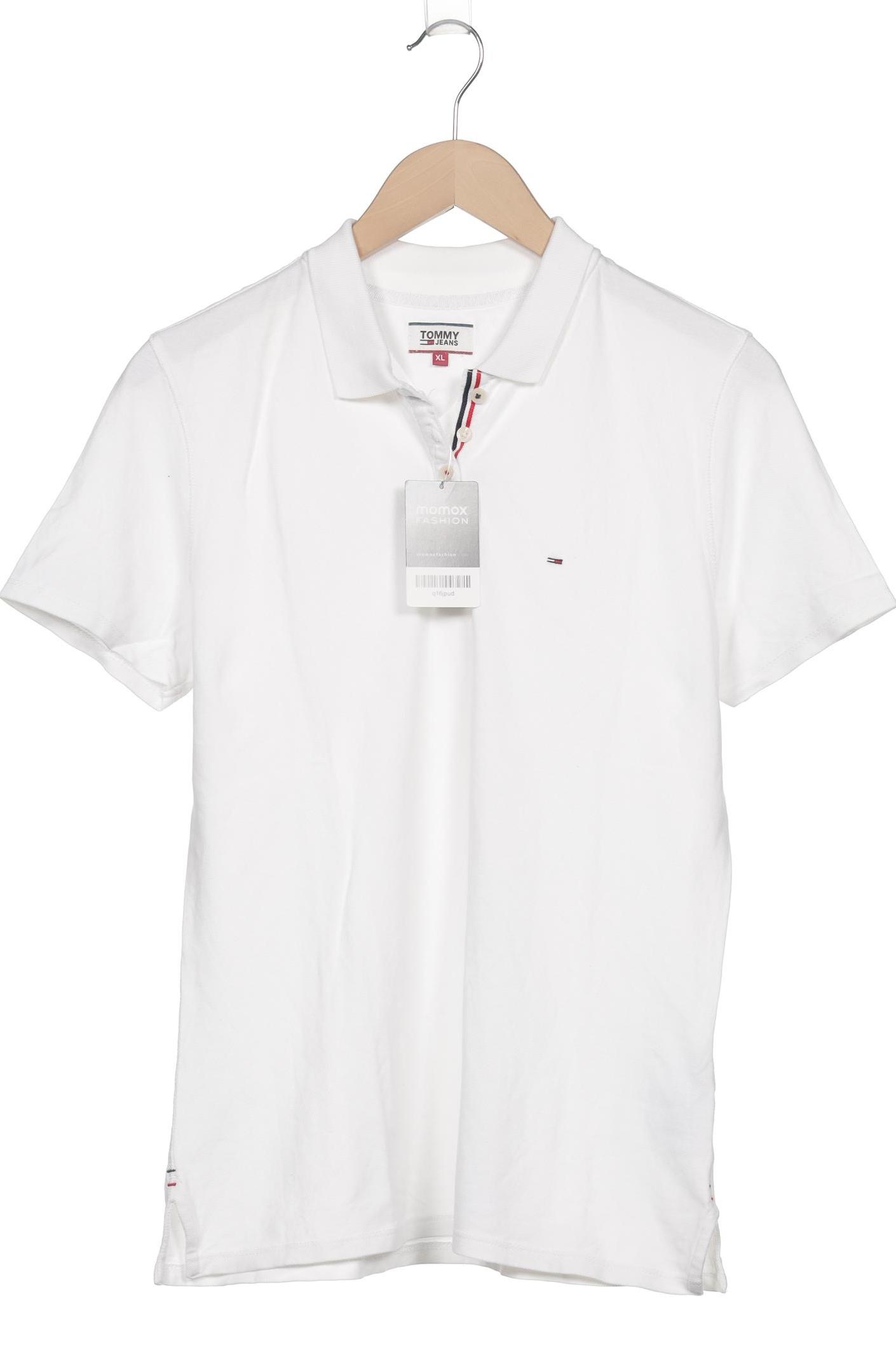 

Tommy Jeans Damen Poloshirt, weiß, Gr. 44