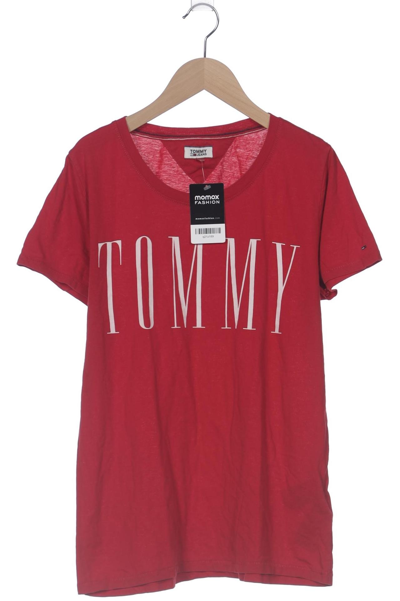 

Tommy Jeans Damen T-Shirt, rot, Gr. 42