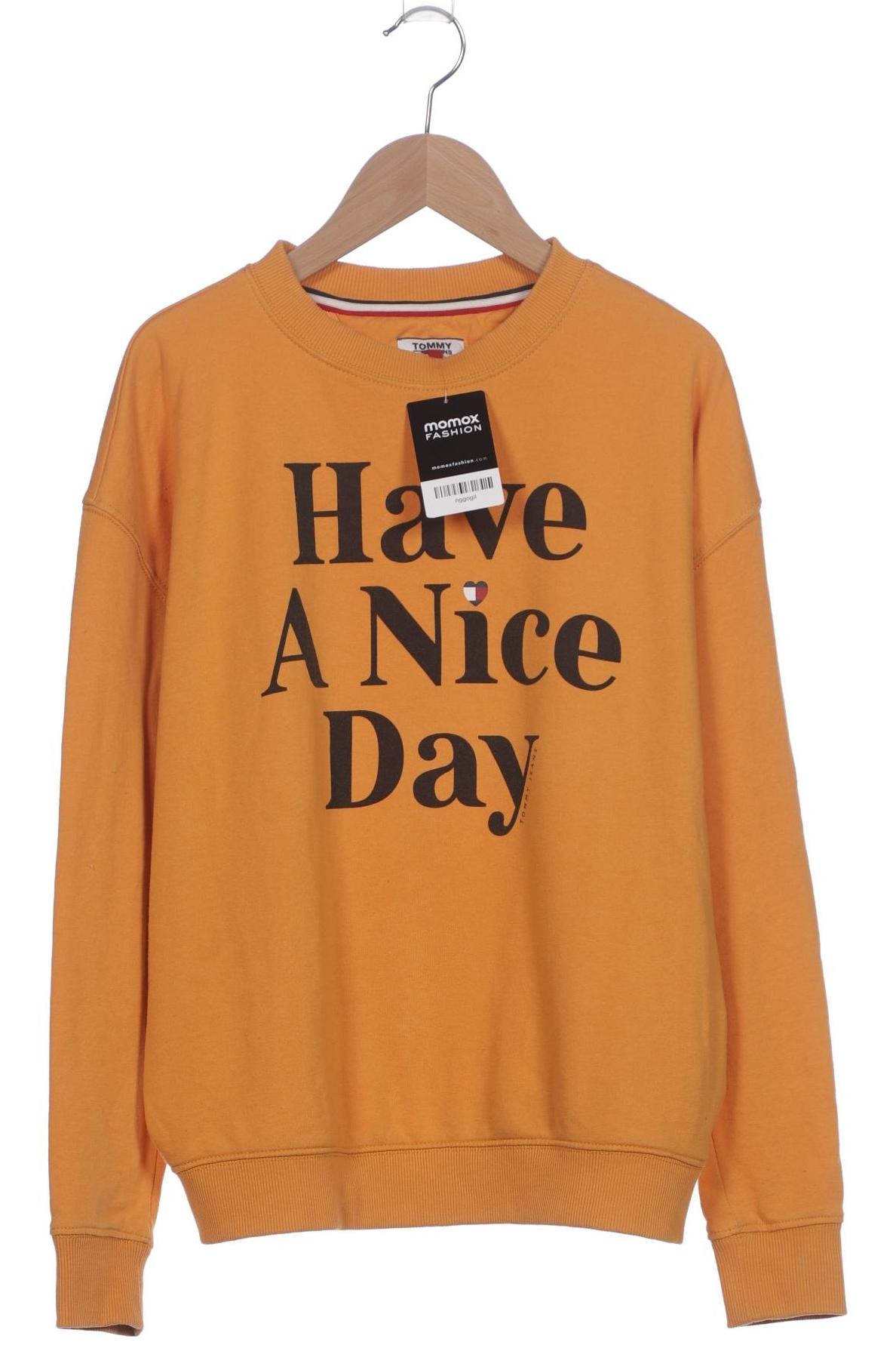 

Tommy Jeans Damen Sweatshirt, orange, Gr. 34