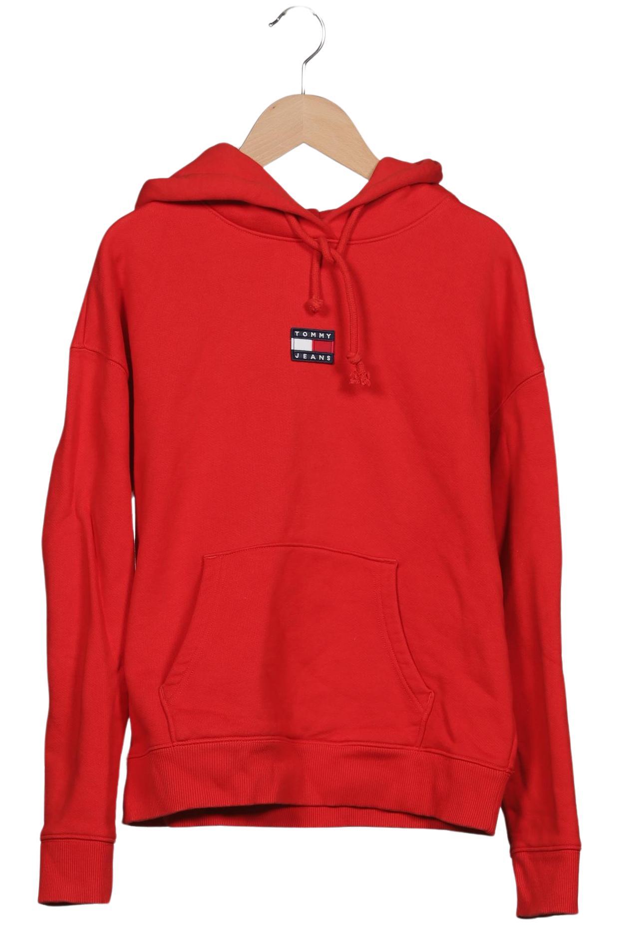 

Tommy Jeans Damen Kapuzenpullover, rot, Gr. 36