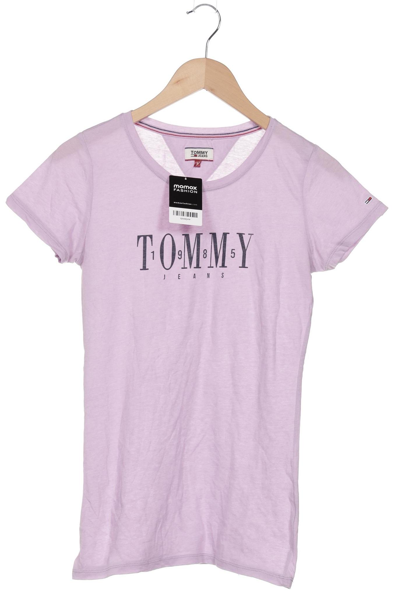 

Tommy Jeans Damen T-Shirt, flieder, Gr. 38