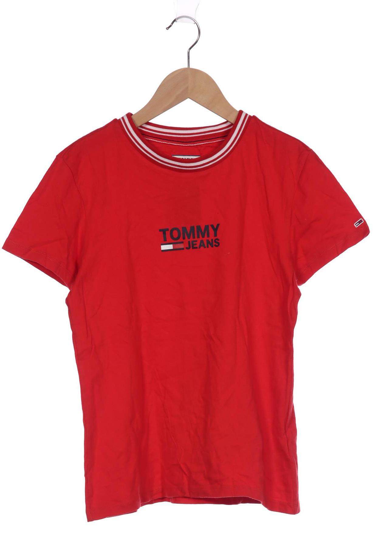 

Tommy Jeans Damen T-Shirt, rot, Gr. 34