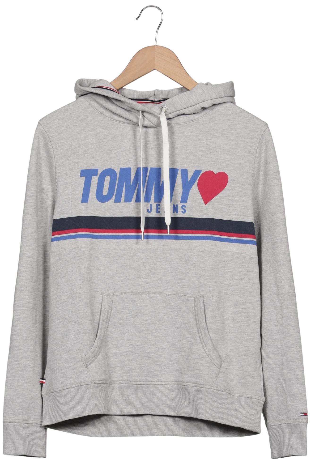 

Tommy Jeans Damen Kapuzenpullover, grau, Gr. 42