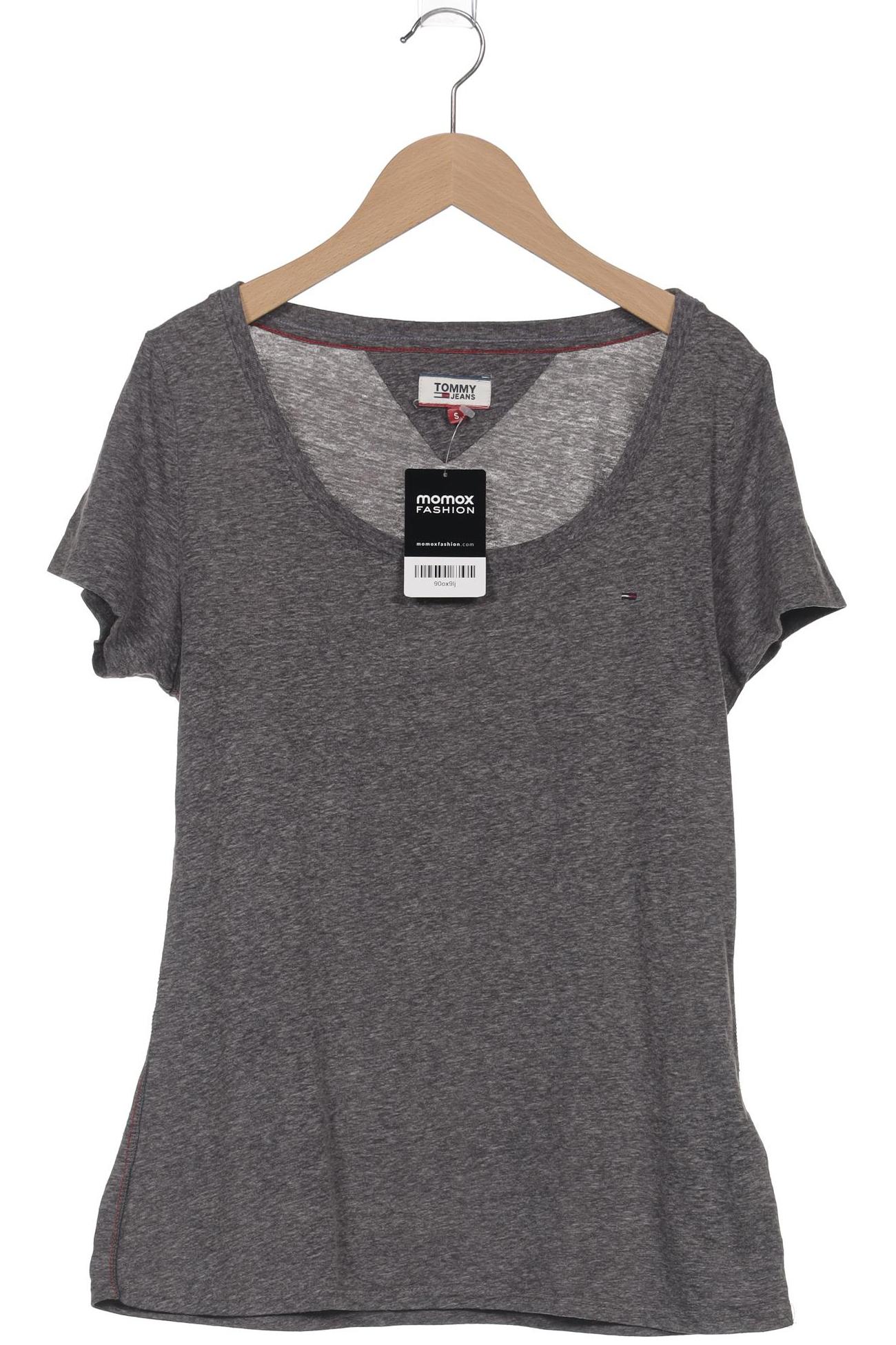 

Tommy Jeans Damen T-Shirt, grau, Gr. 36