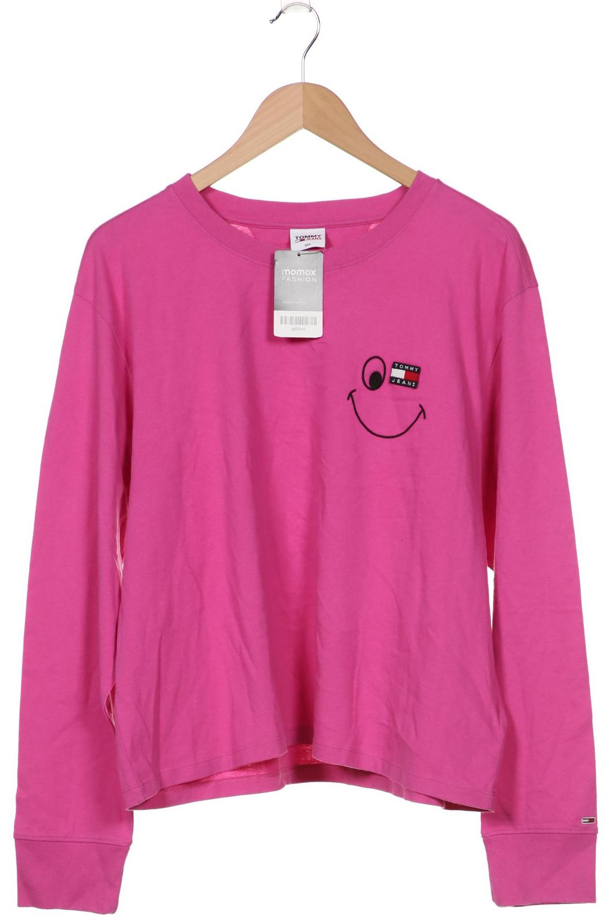 

Tommy Jeans Damen Langarmshirt, flieder, Gr. 48