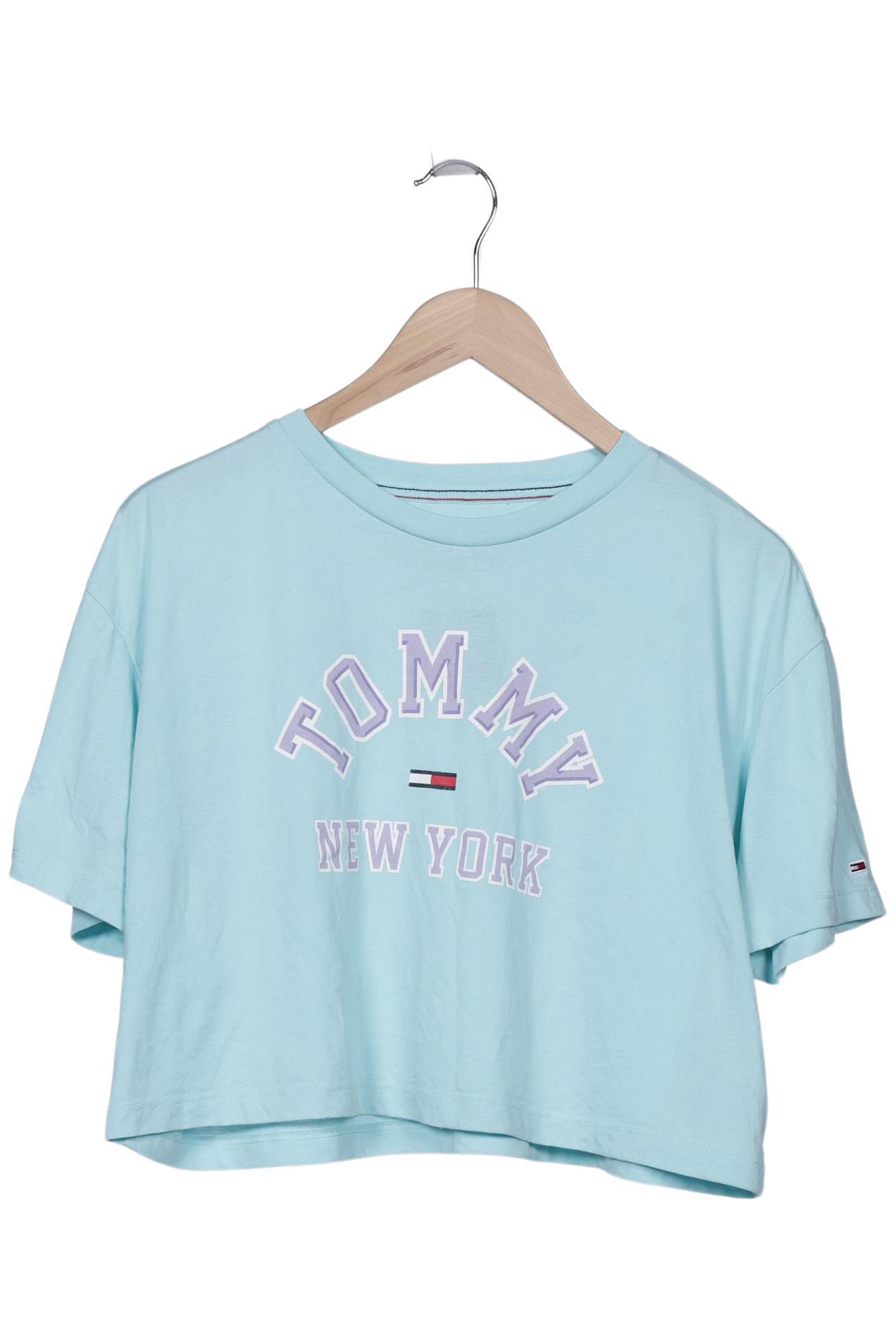 

Tommy Jeans Damen T-Shirt, türkis, Gr. 38
