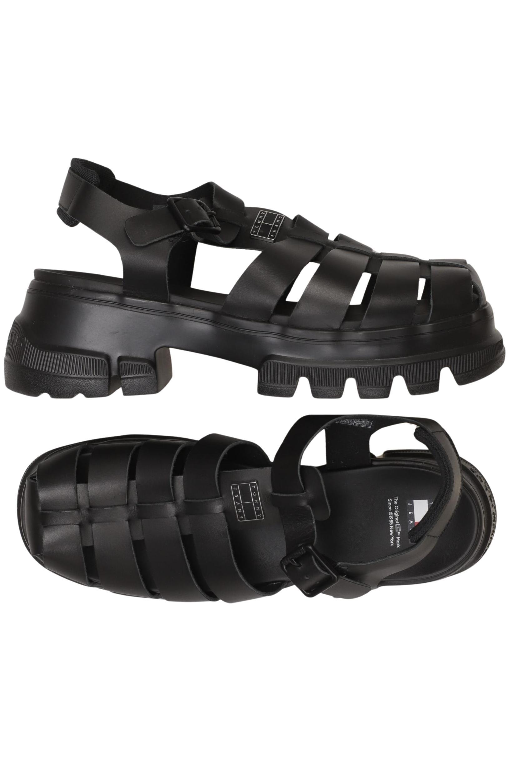 

Tommy Jeans Damen Sandale, schwarz, Gr. 42