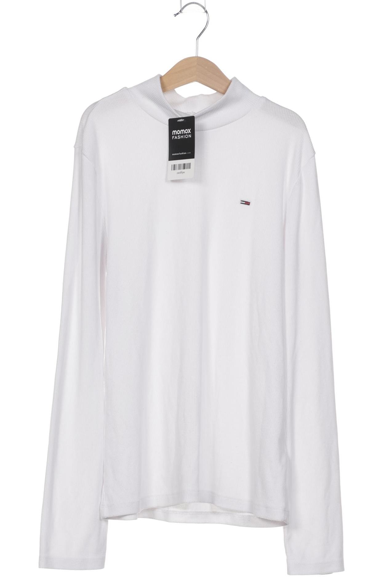 

Tommy Jeans Damen Langarmshirt, weiß, Gr. 38