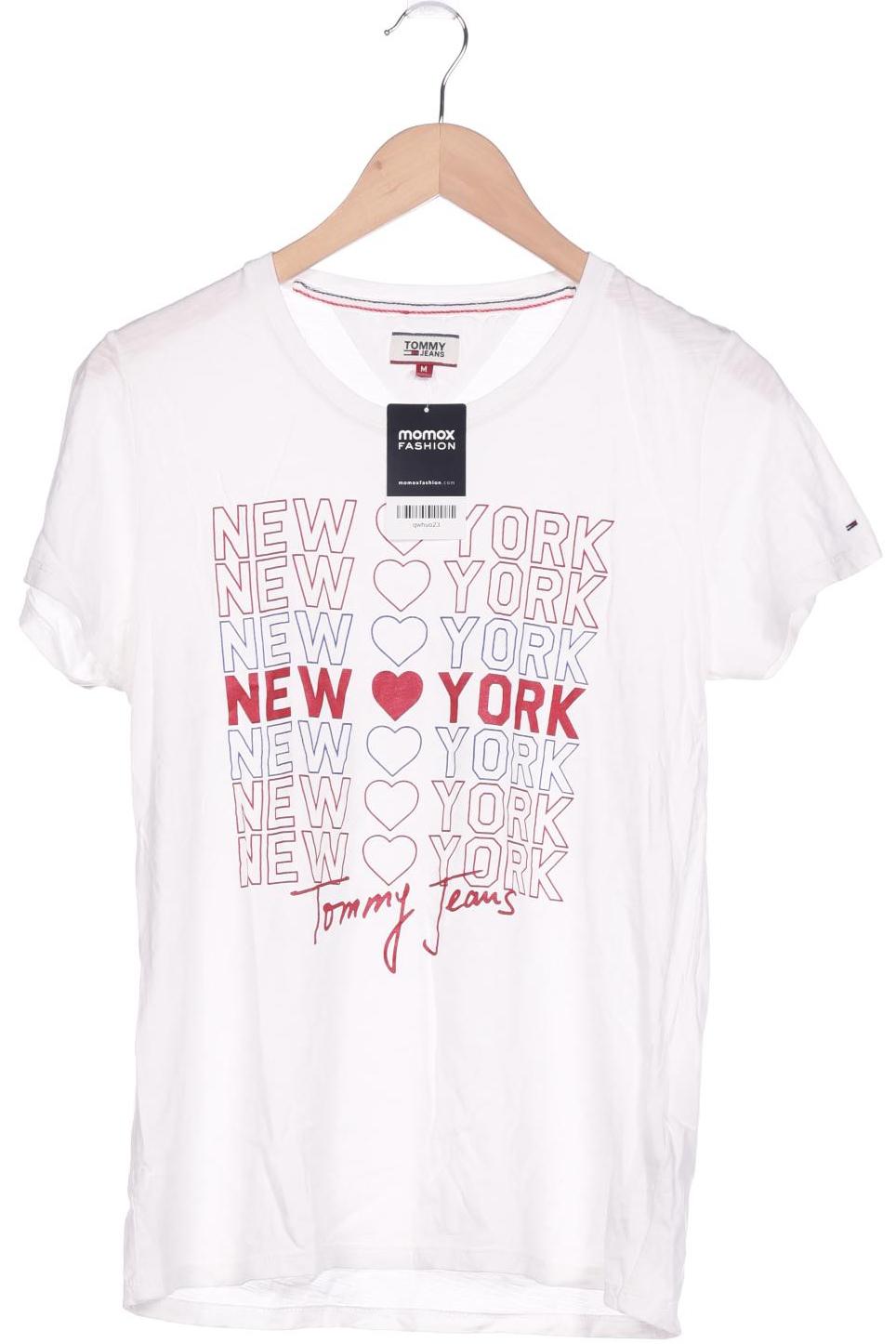 

Tommy Jeans Damen T-Shirt, weiß, Gr. 38