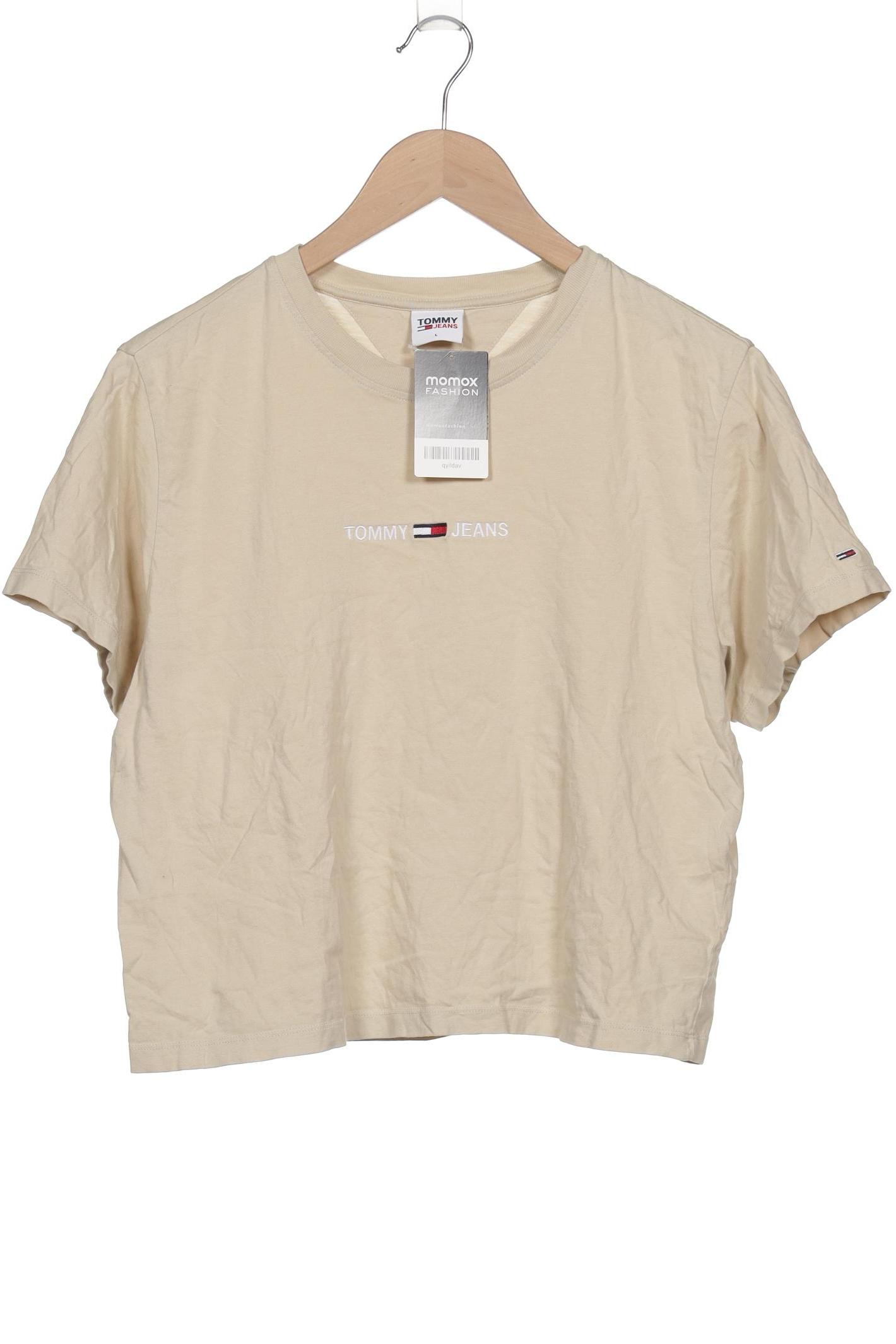 

Tommy Jeans Damen T-Shirt, beige, Gr. 42