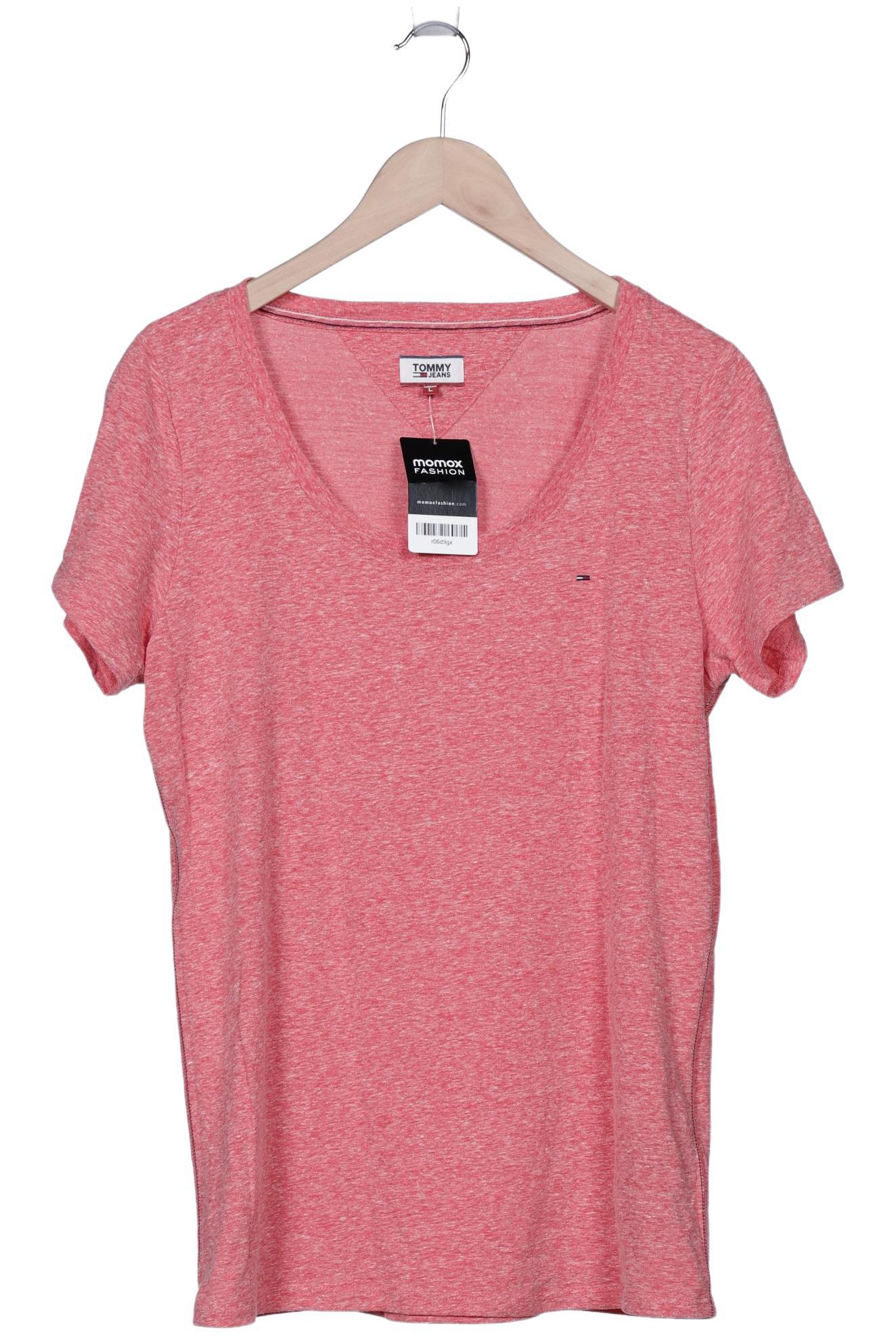 

Tommy Jeans Damen T-Shirt, rot, Gr. 42