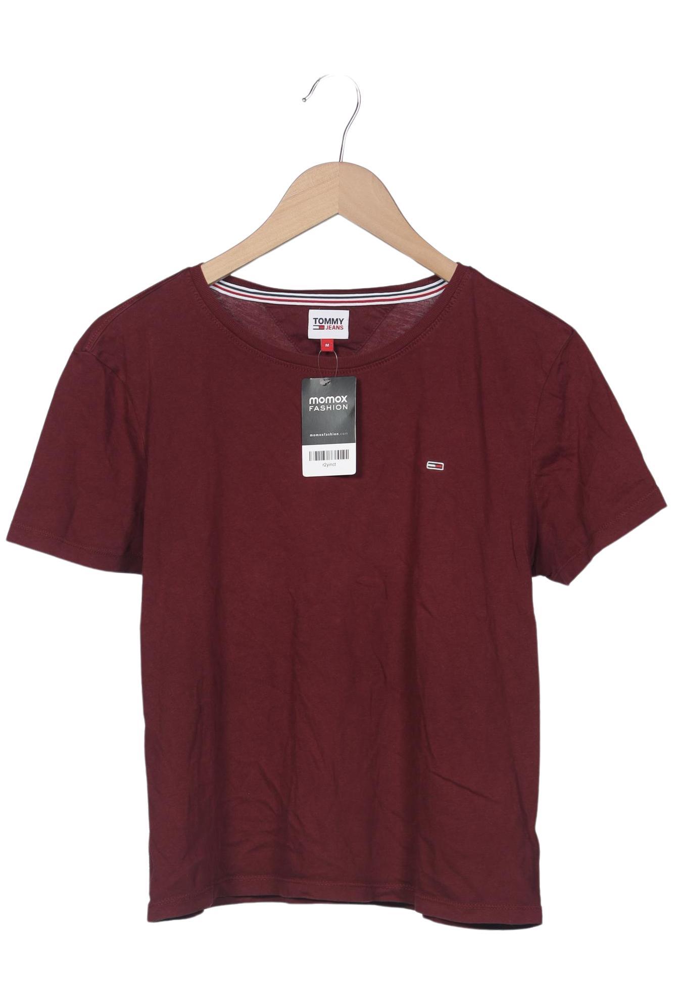 

Tommy Jeans Damen T-Shirt, bordeaux, Gr. 38