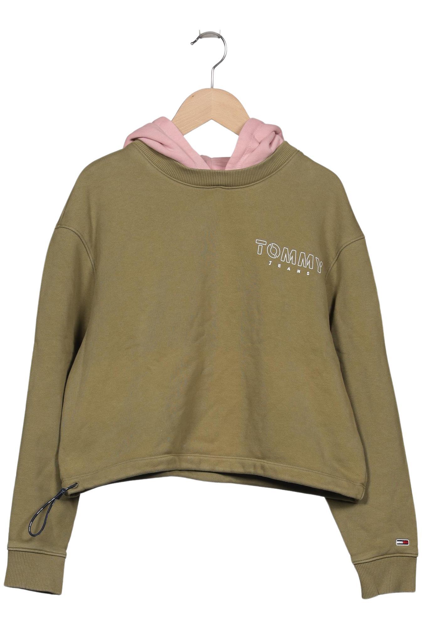 

Tommy Jeans Damen Kapuzenpullover, grün, Gr. 36