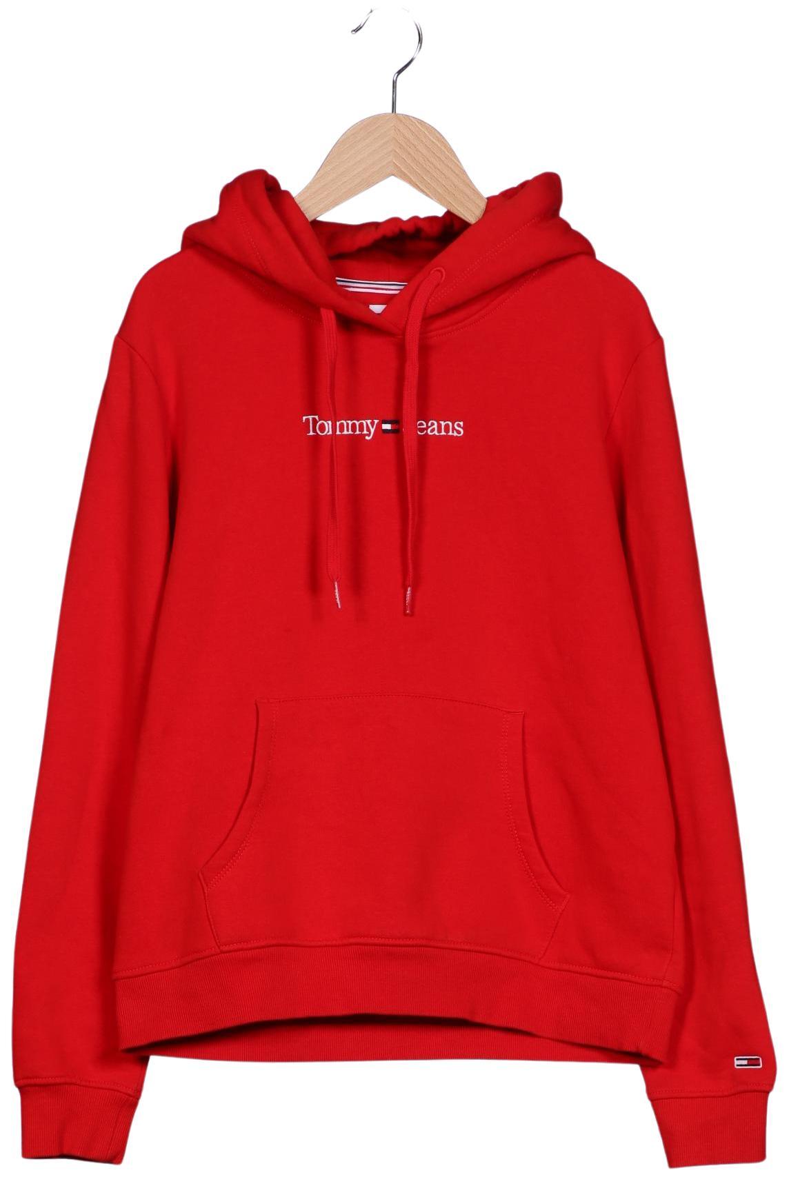 

Tommy Jeans Damen Kapuzenpullover, rot, Gr. 36