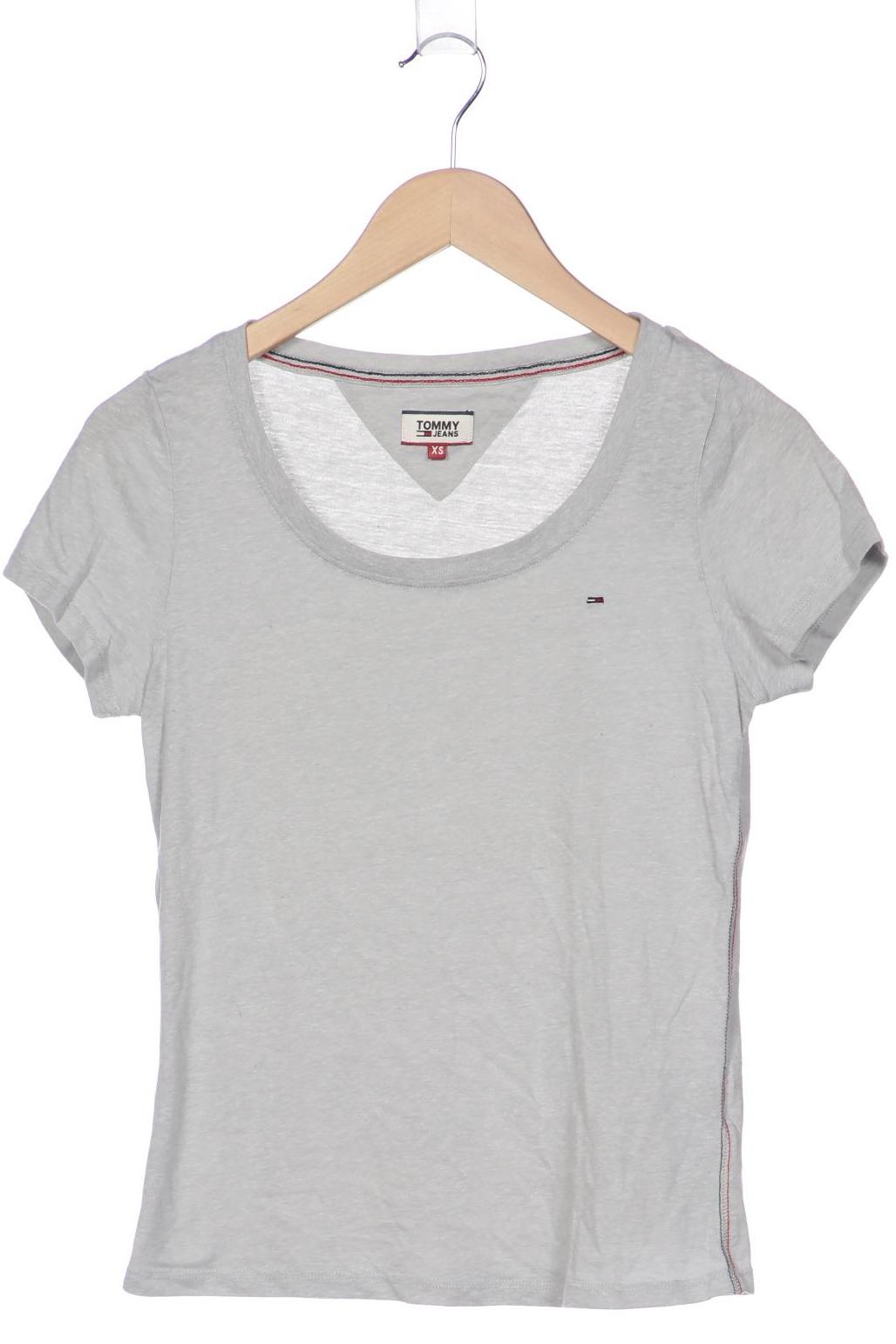 

Tommy Jeans Damen T-Shirt, grau, Gr. 34