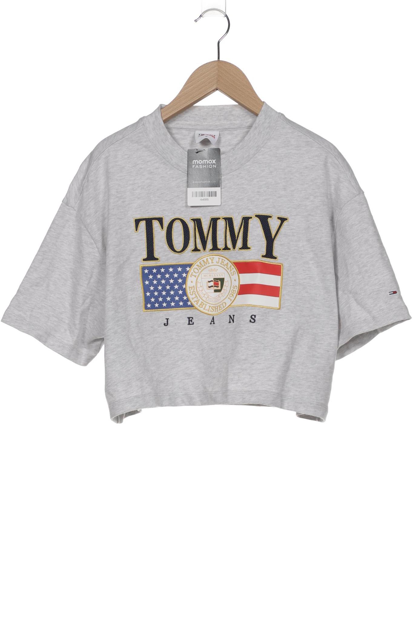 

Tommy Jeans Damen T-Shirt, grau, Gr. 38