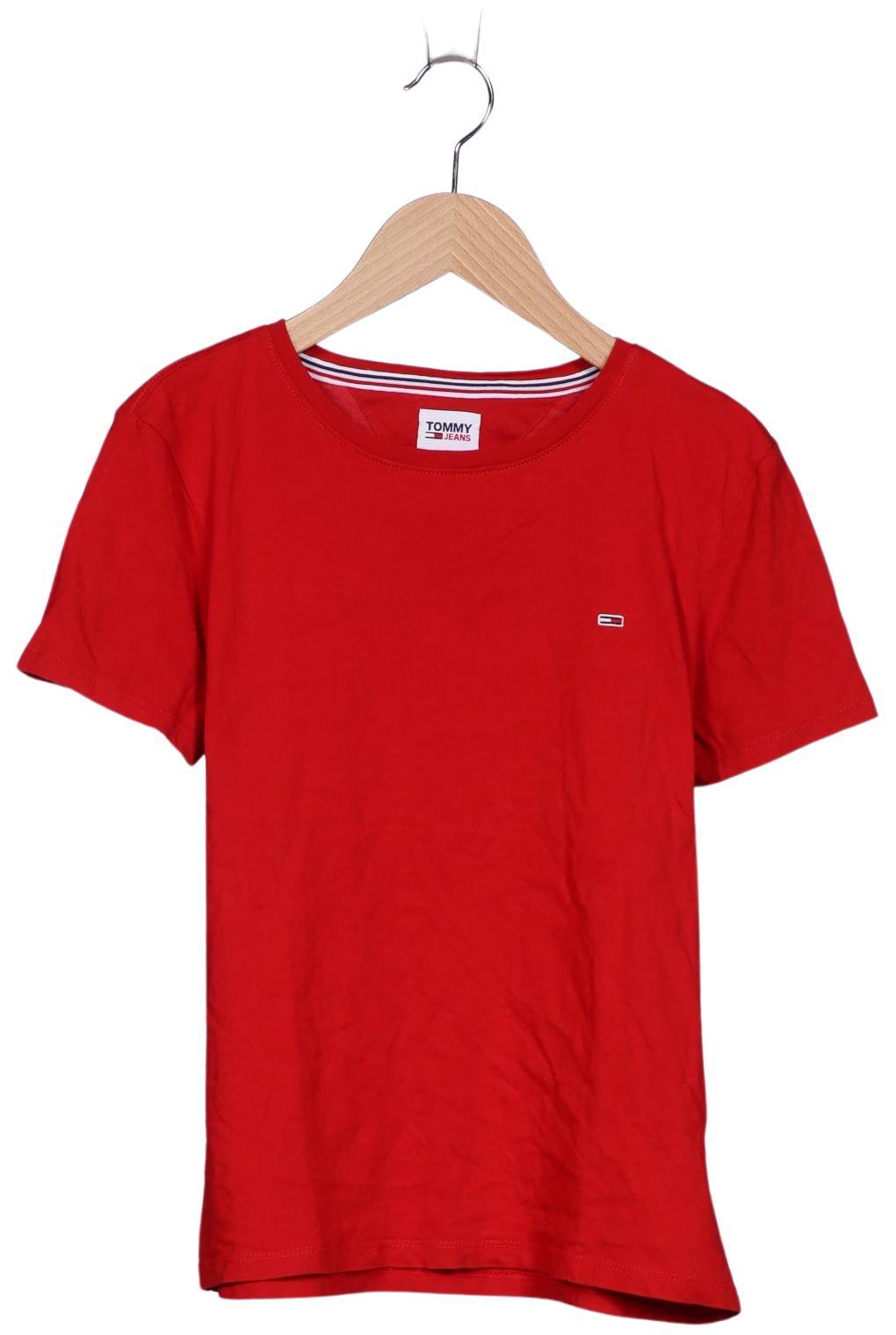 

Tommy Jeans Damen T-Shirt, rot, Gr. 34