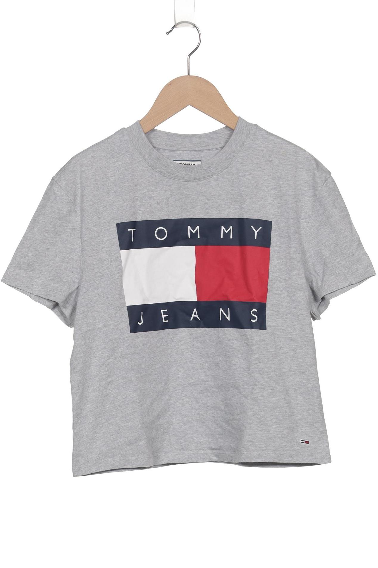 

Tommy Jeans Damen T-Shirt, grau, Gr. 34