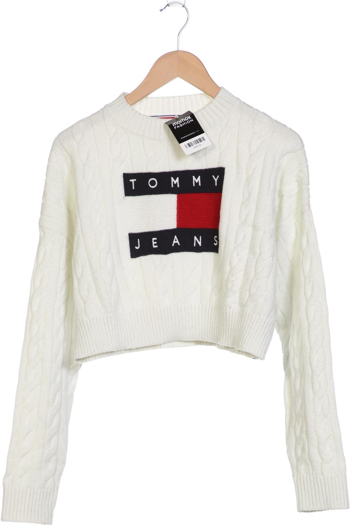 

Tommy Jeans Damen Pullover, weiß, Gr. 36