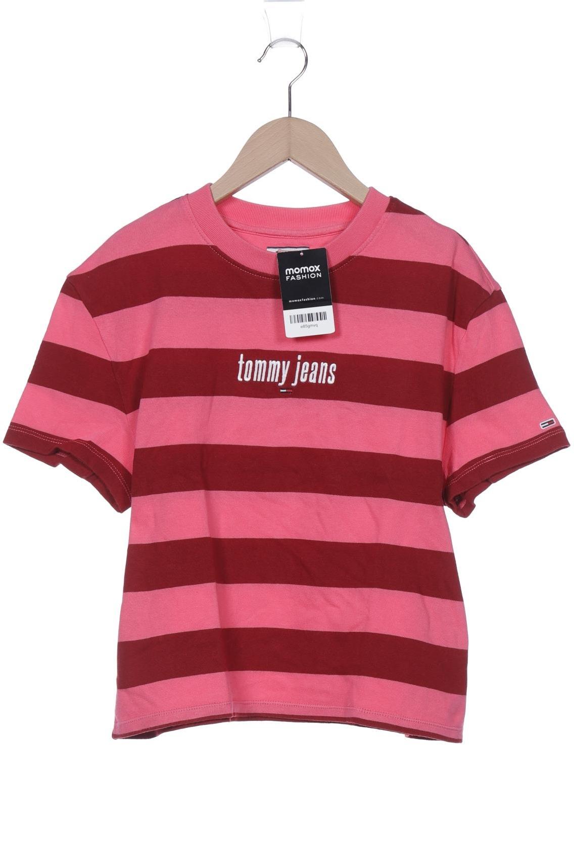 

Tommy Jeans Damen T-Shirt, bordeaux, Gr. 34