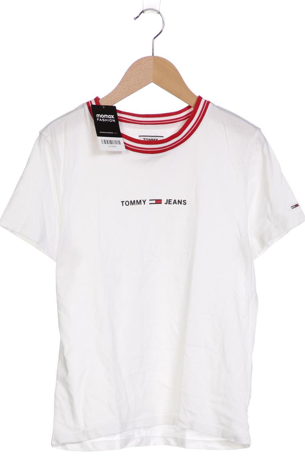 

Tommy Jeans Damen T-Shirt, weiß, Gr. 36