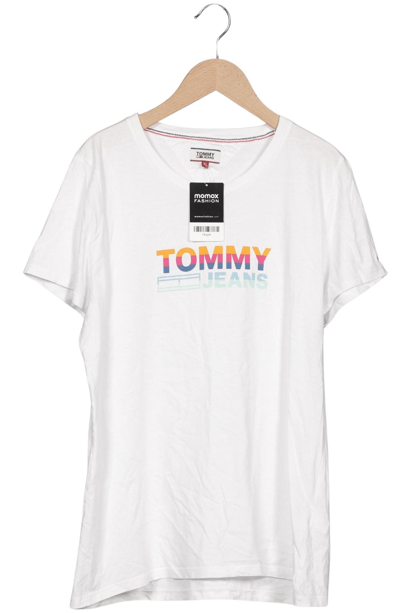 

Tommy Jeans Damen T-Shirt, weiß, Gr. 44
