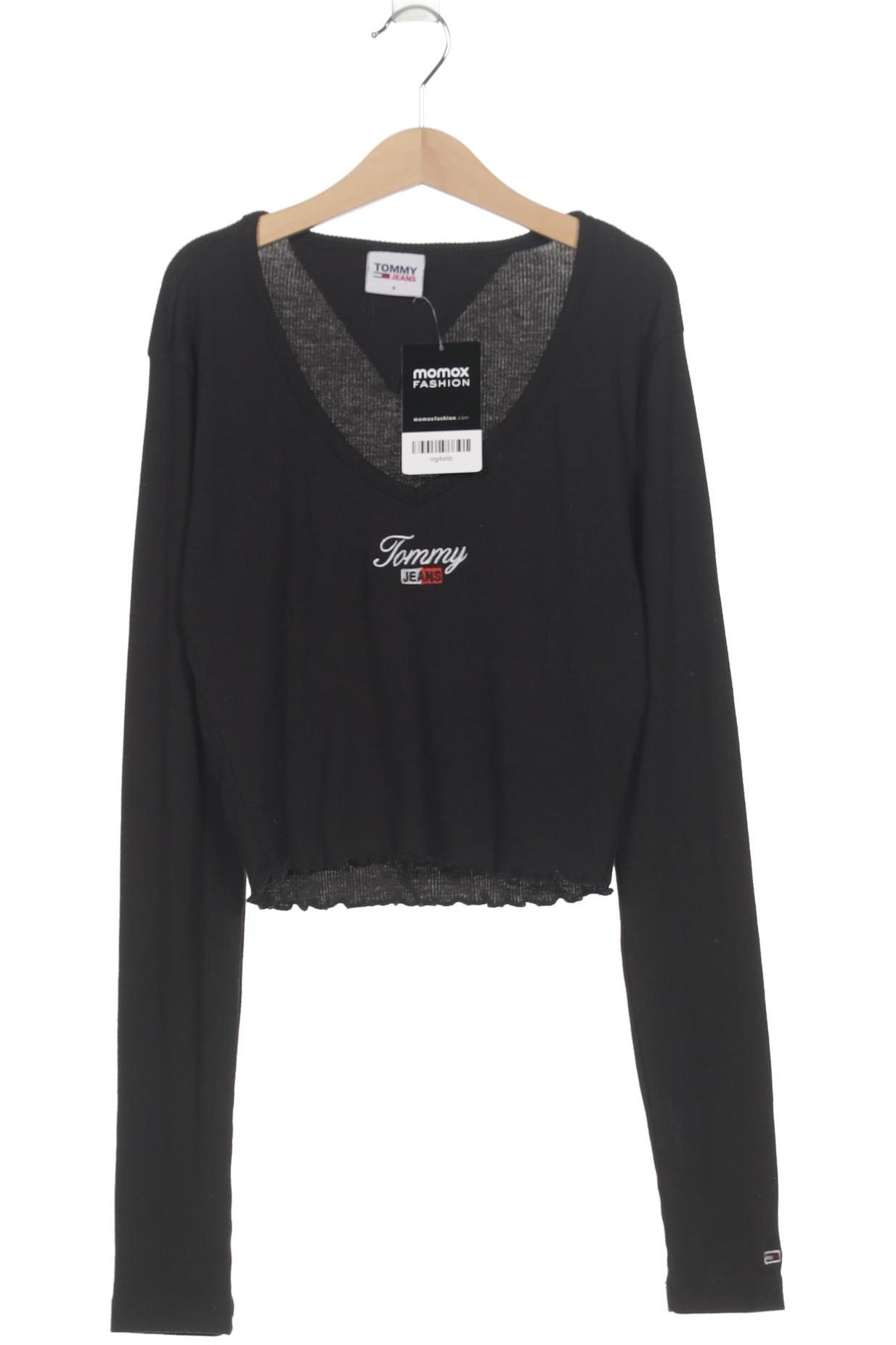

Tommy Jeans Damen Langarmshirt, schwarz, Gr. 36