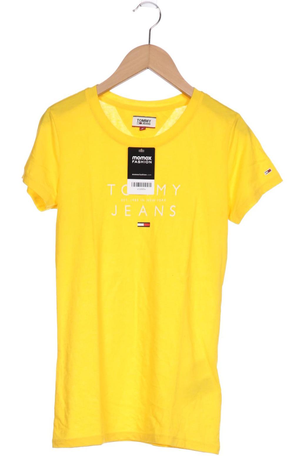 

Tommy Jeans Damen T-Shirt, gelb, Gr. 36