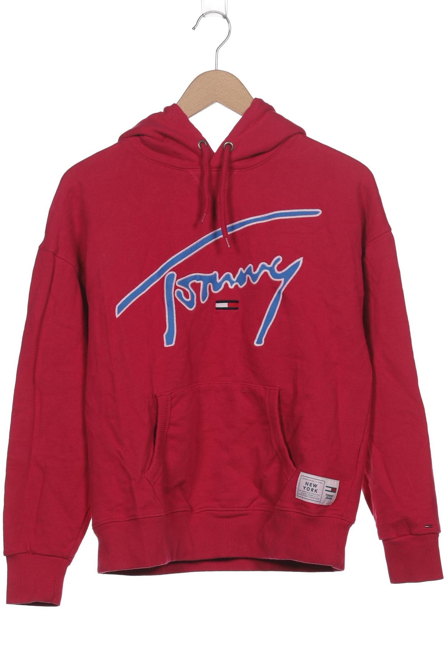 

Tommy Jeans Damen Kapuzenpullover, rot, Gr. 34