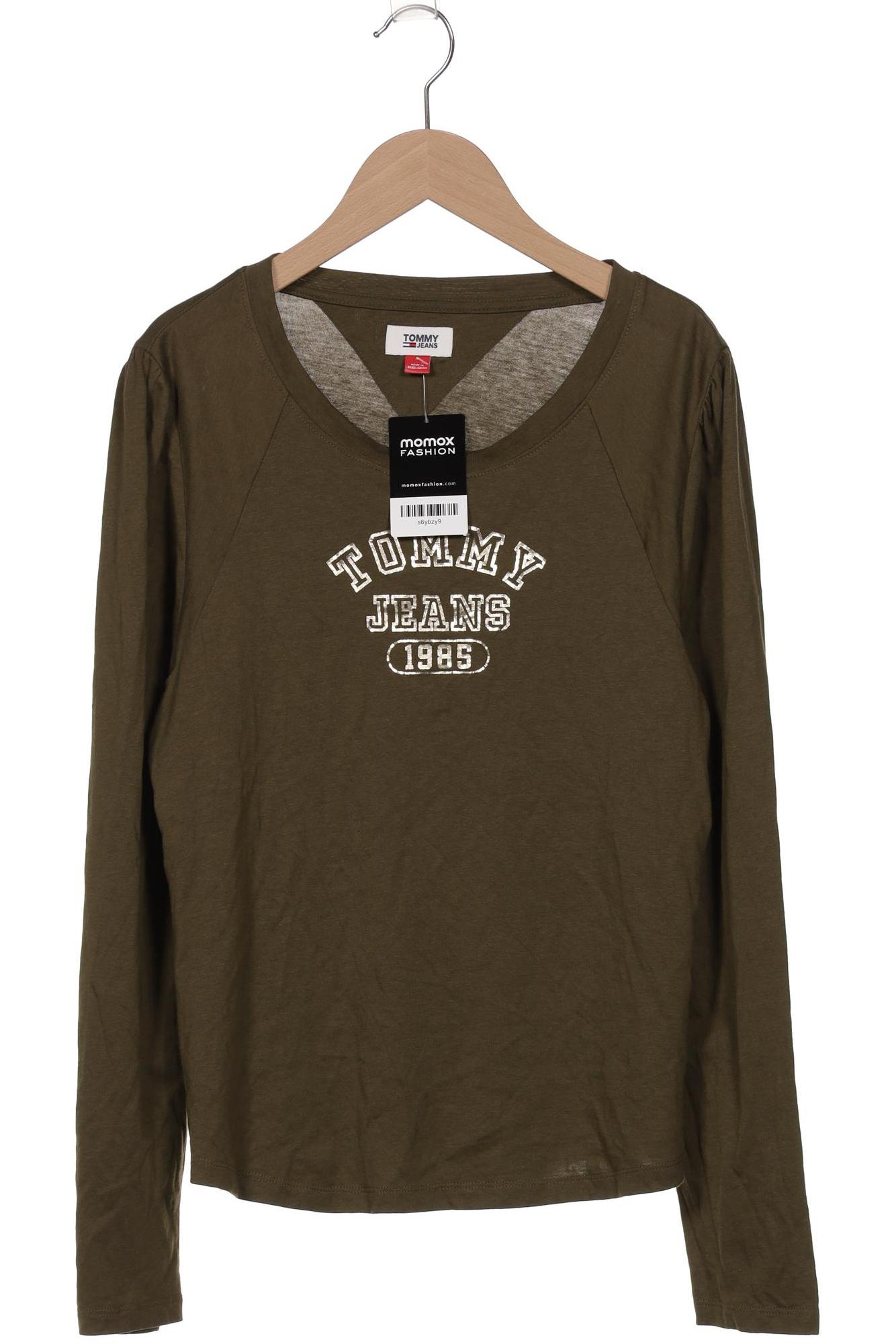 

Tommy Jeans Damen Langarmshirt, grün, Gr. 38