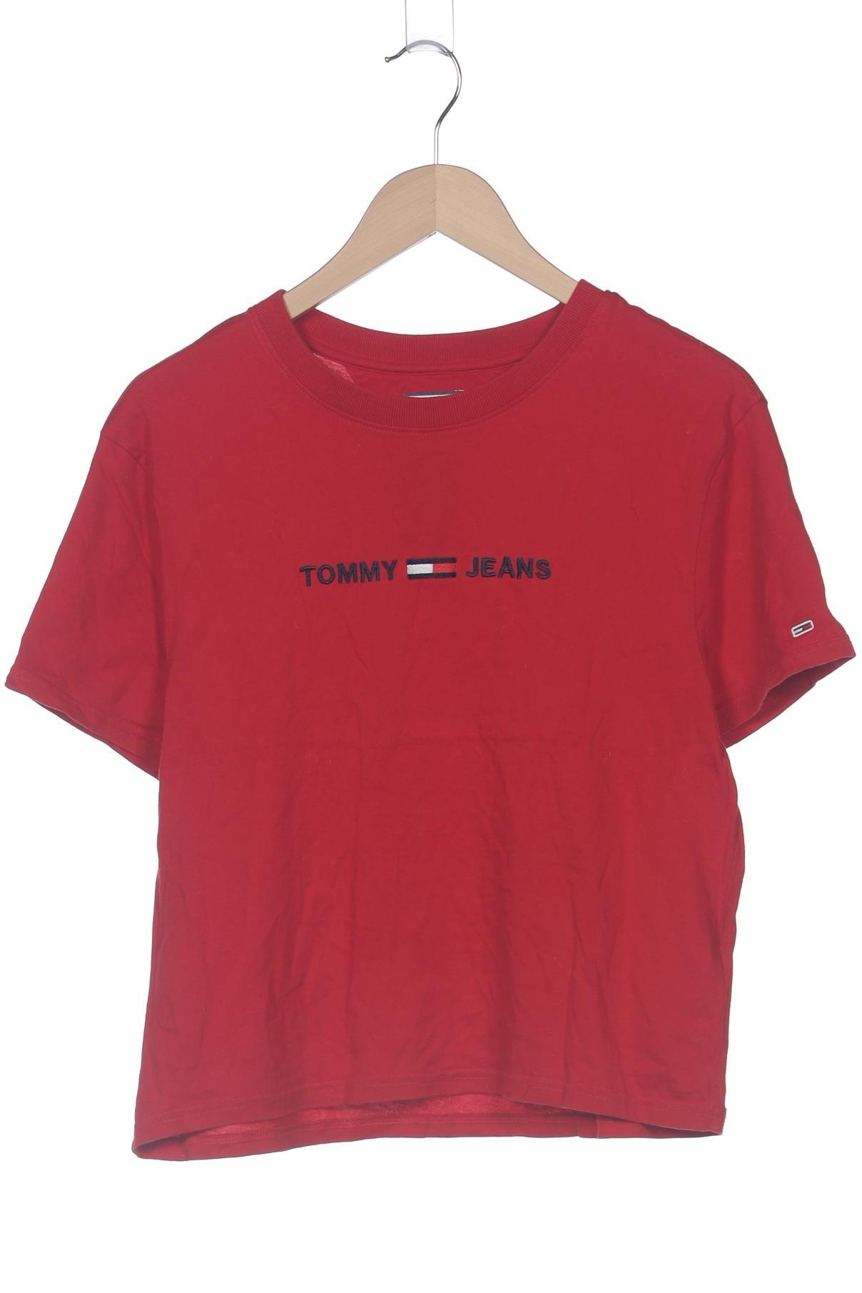 

Tommy Jeans Damen T-Shirt, rot, Gr. 38