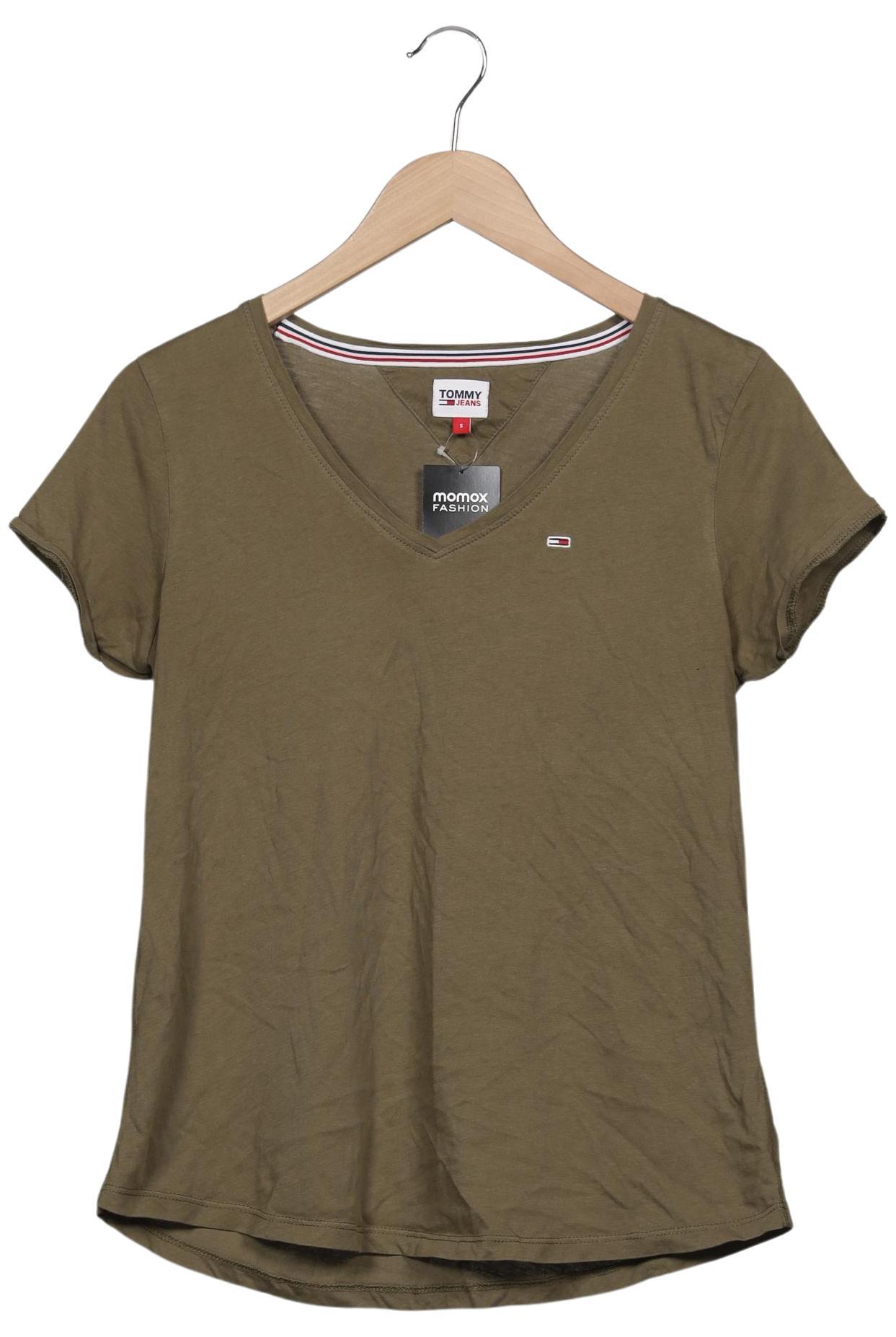 

Tommy Jeans Damen T-Shirt, grün, Gr. 36