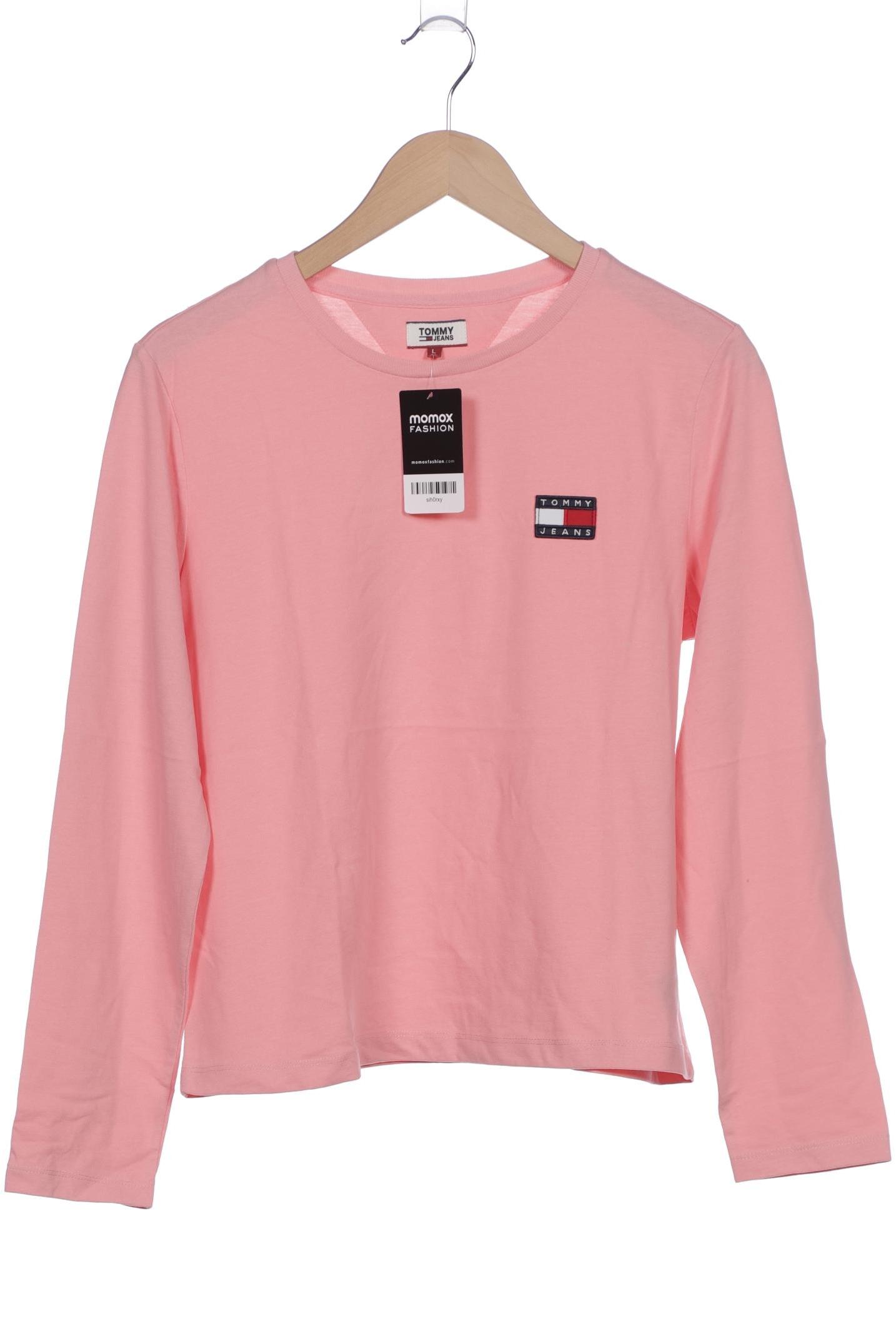 

Tommy Jeans Damen Langarmshirt, pink, Gr. 42