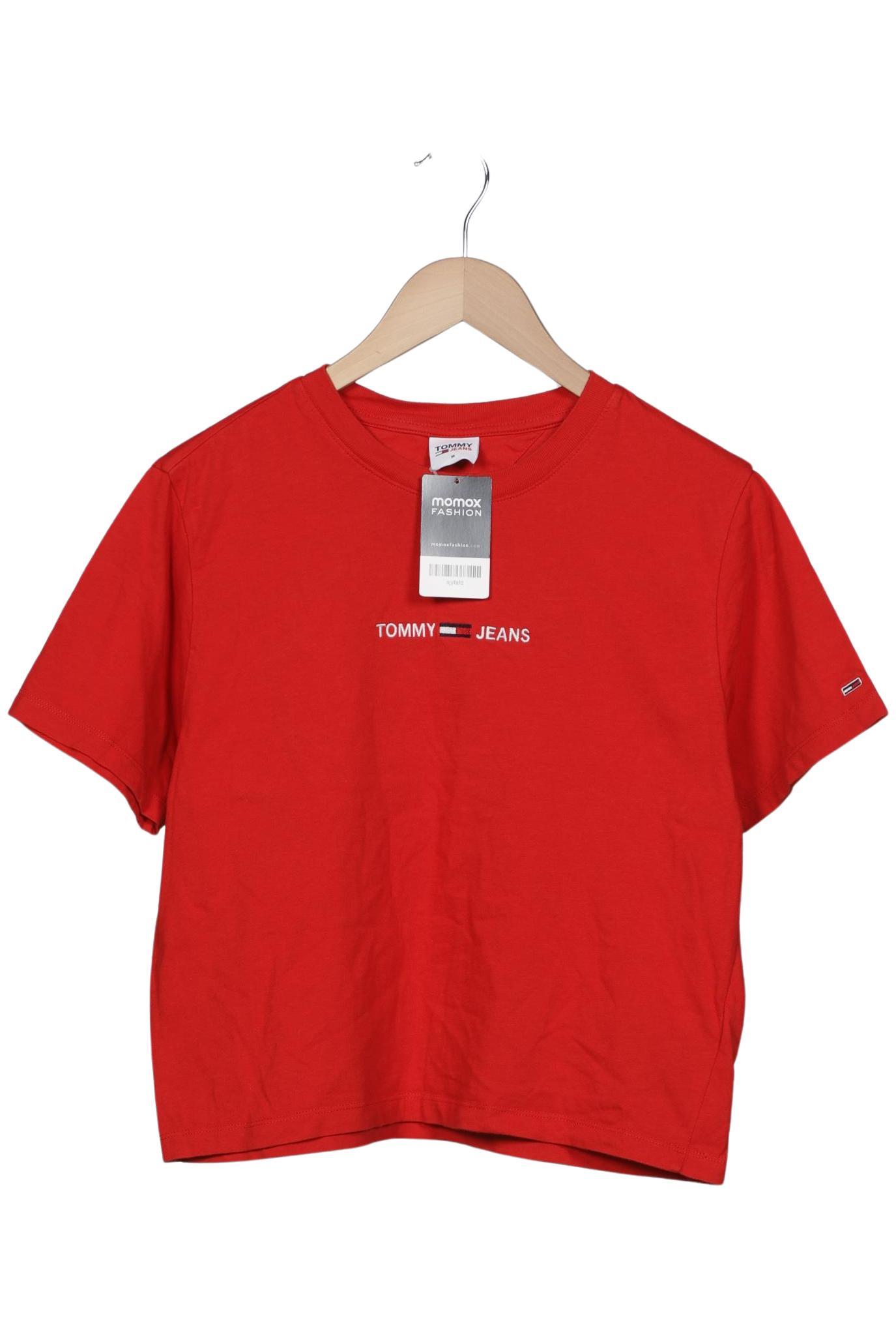 

Tommy Jeans Damen T-Shirt, rot, Gr. 38
