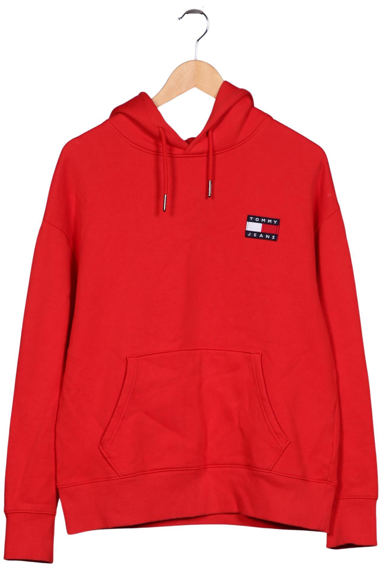 

Tommy Jeans Damen Kapuzenpullover, rot, Gr. 36