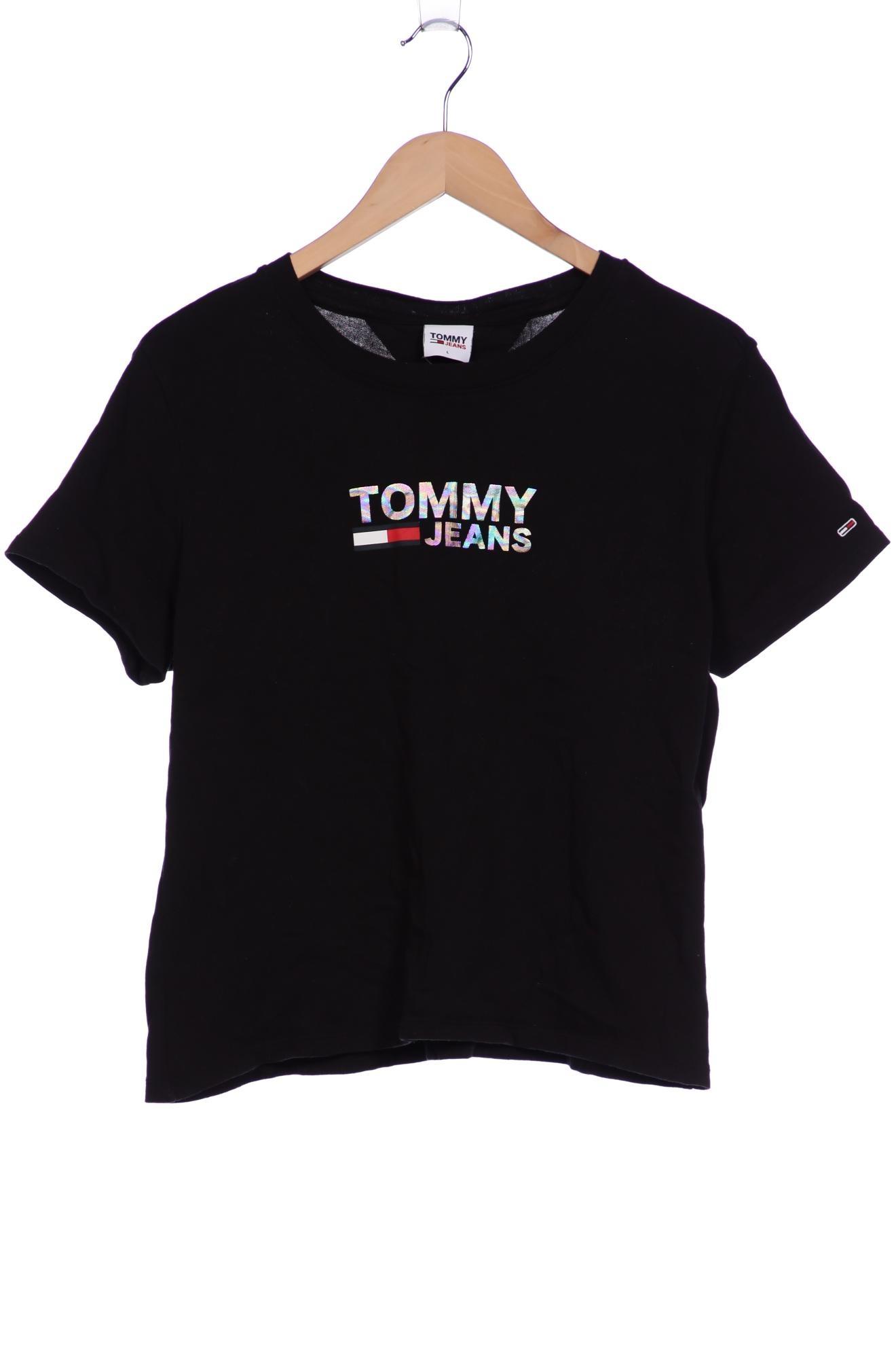 

Tommy Jeans Damen T-Shirt, schwarz, Gr. 42